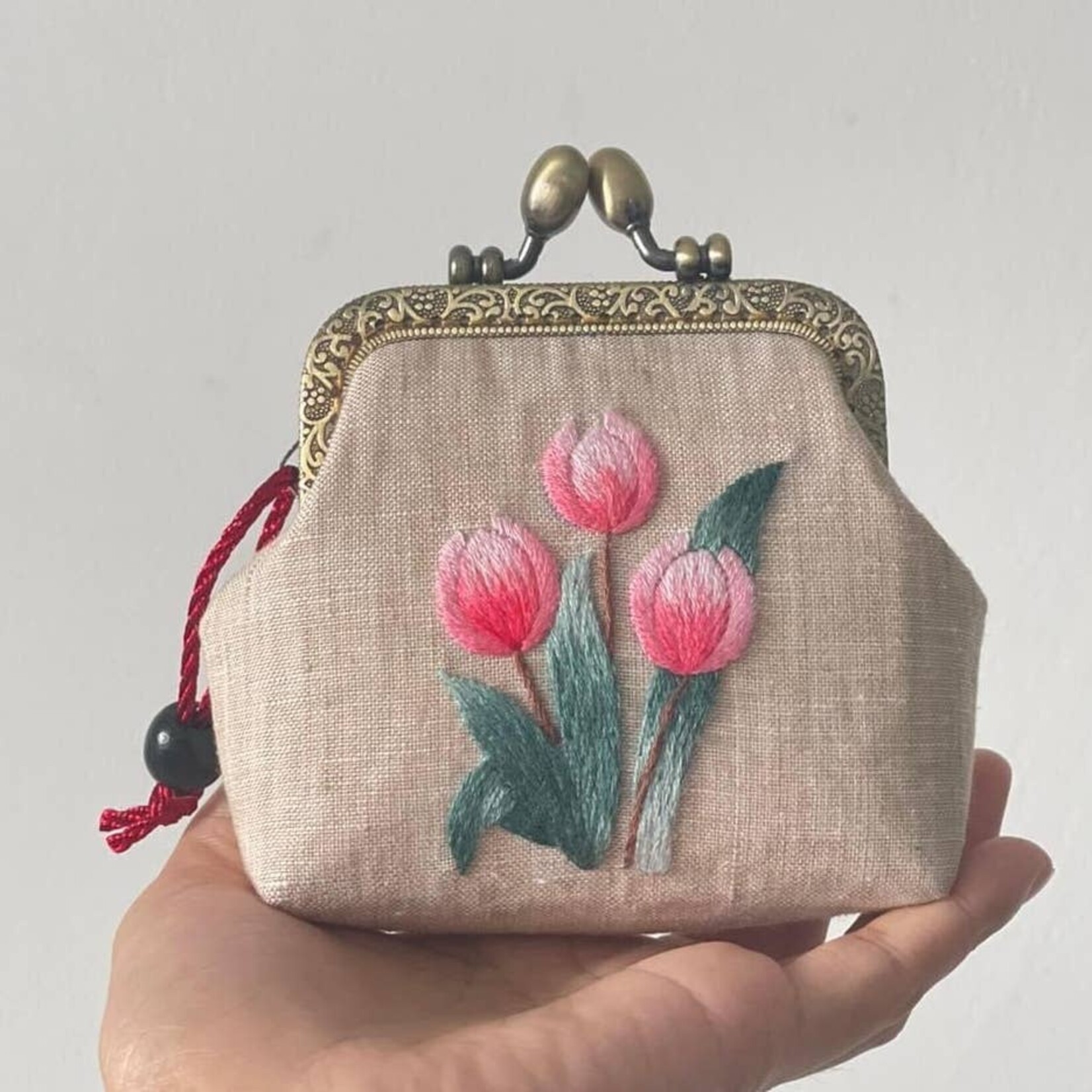 Quince Fables Embroidered Coin Purses
