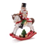 Melrose International Nutcracker on Rocking Horse