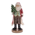 Melrose International Santa with Plaid Vest