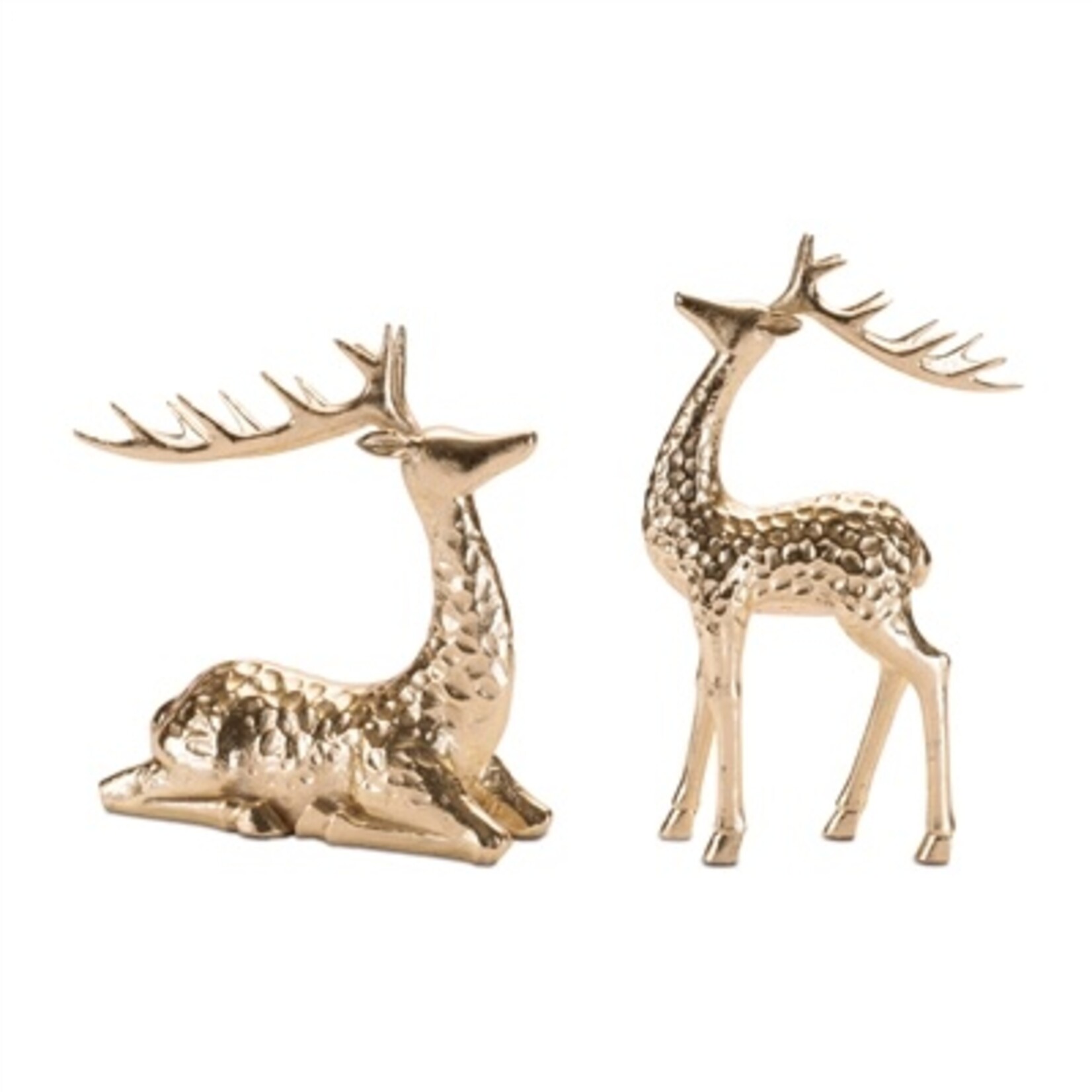 Melrose International Deer in Hammered Gold