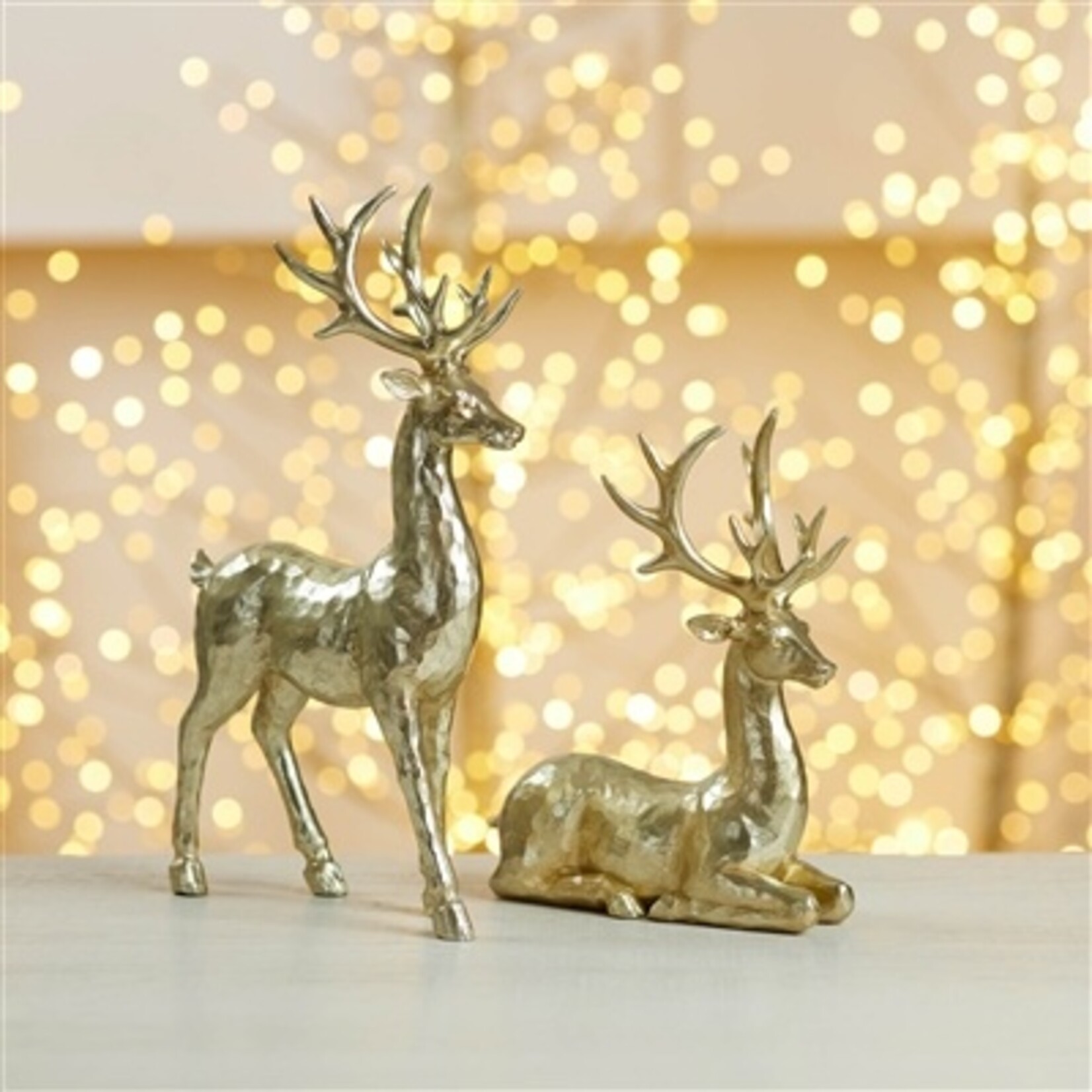 Melrose International Decorative Deer in Antique