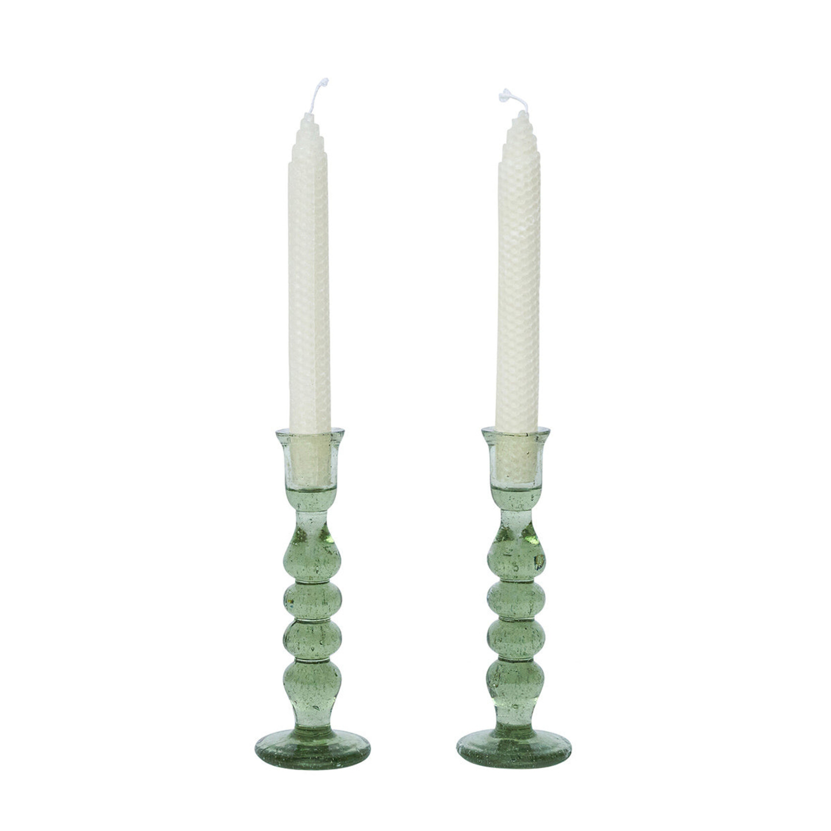 Juliska Provence Candlesticks in Basil - 7" (Set of 2)
