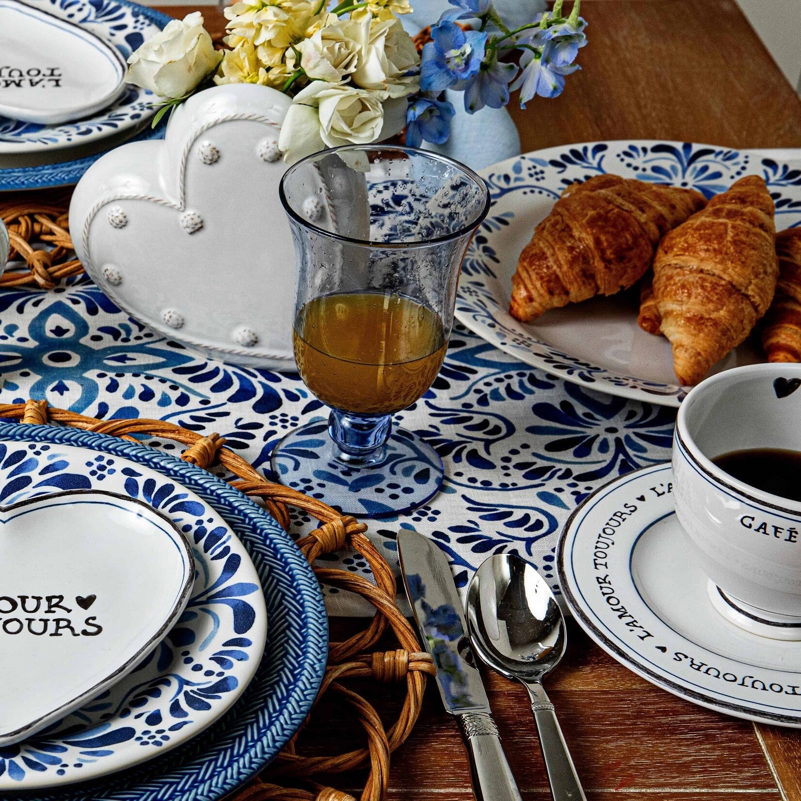 Juliska Provence Tumblers in Chambray
