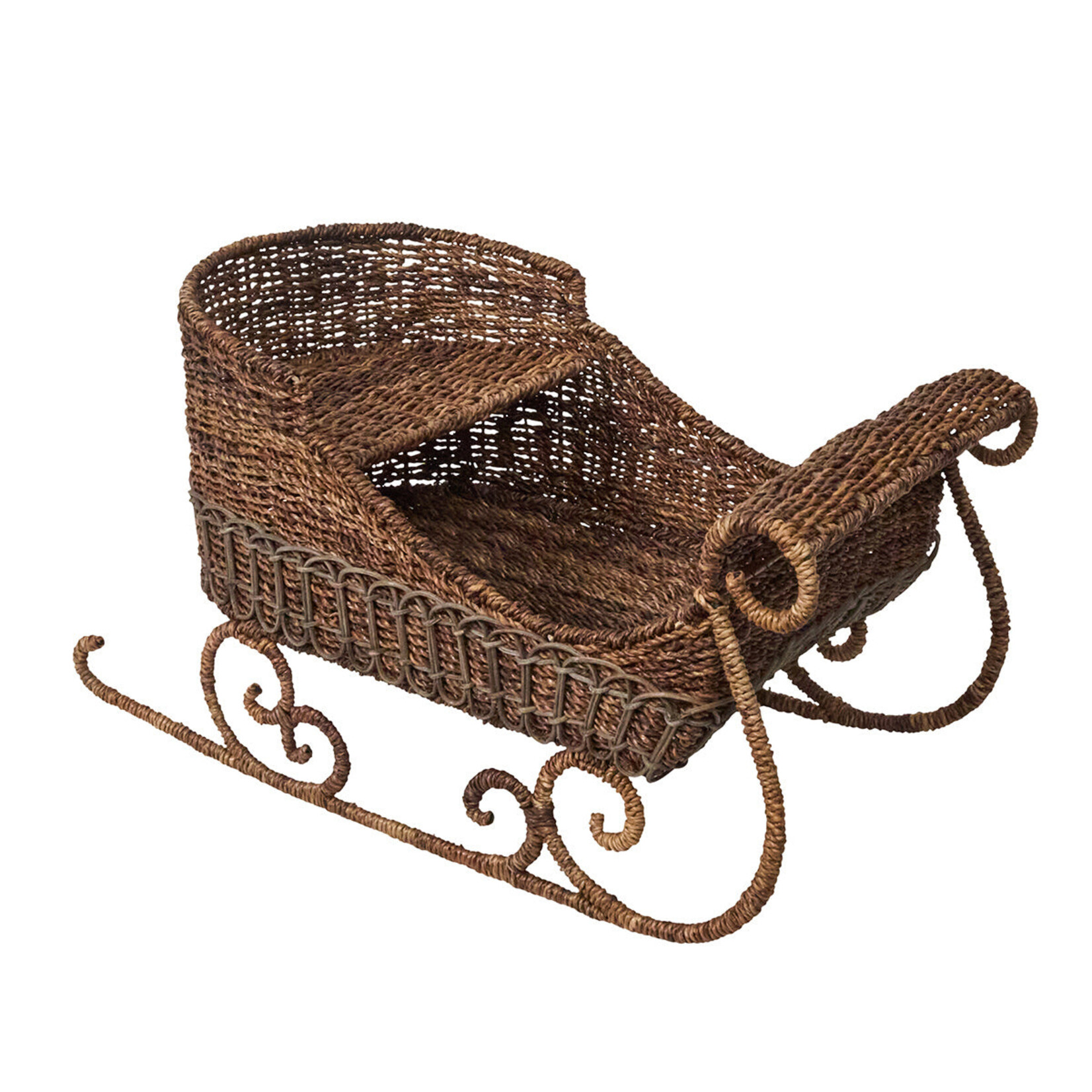 Juliska Devon Willow Rattan Sleigh