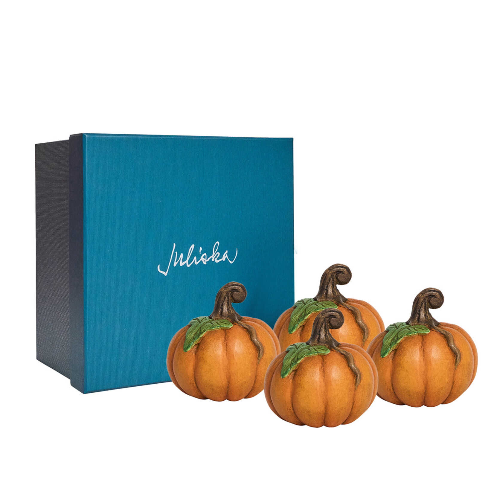 Juliska Forest Walk Pumpkin Place Card Holders (Set of 4)