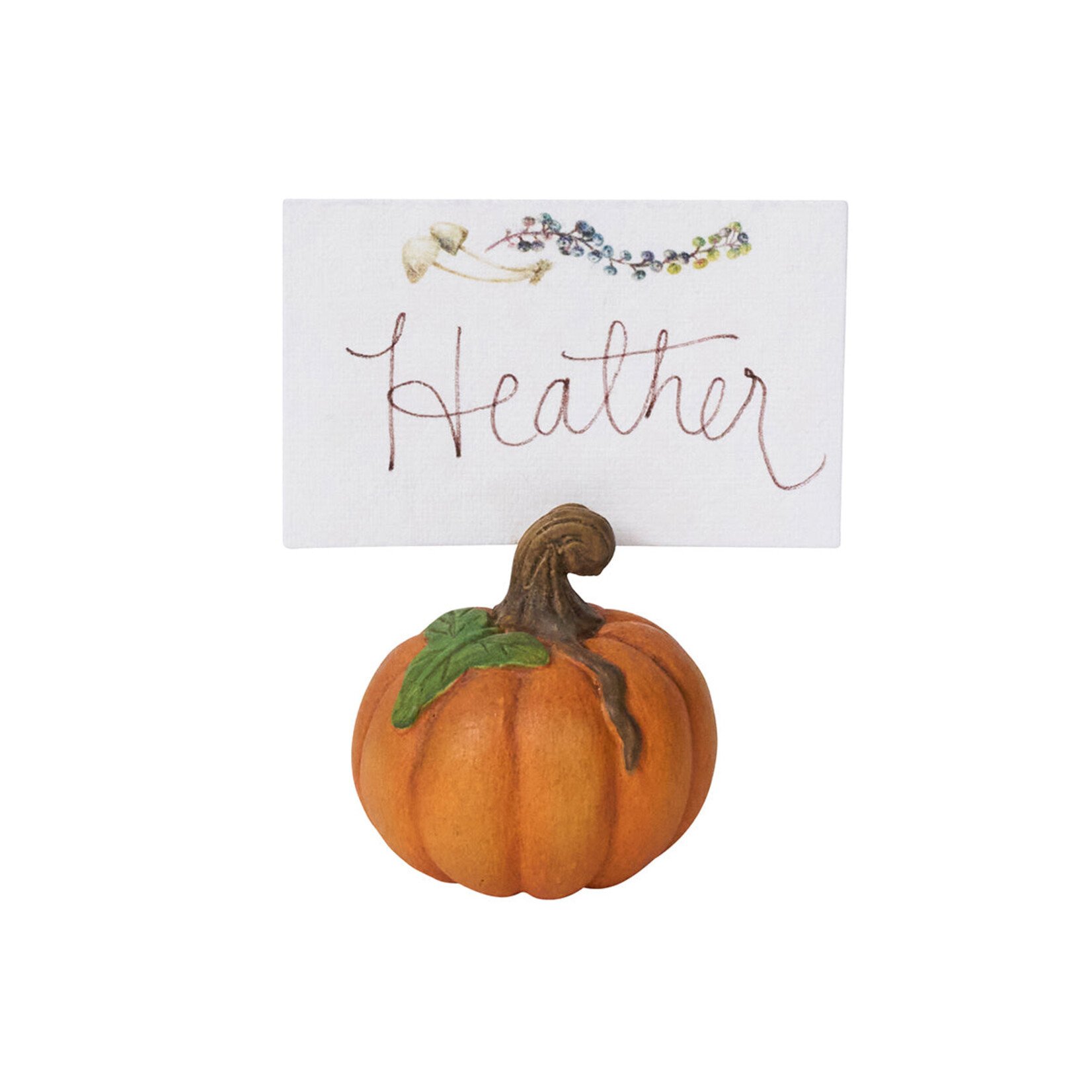 Juliska Forest Walk Pumpkin Place Card Holders (Set of 4)