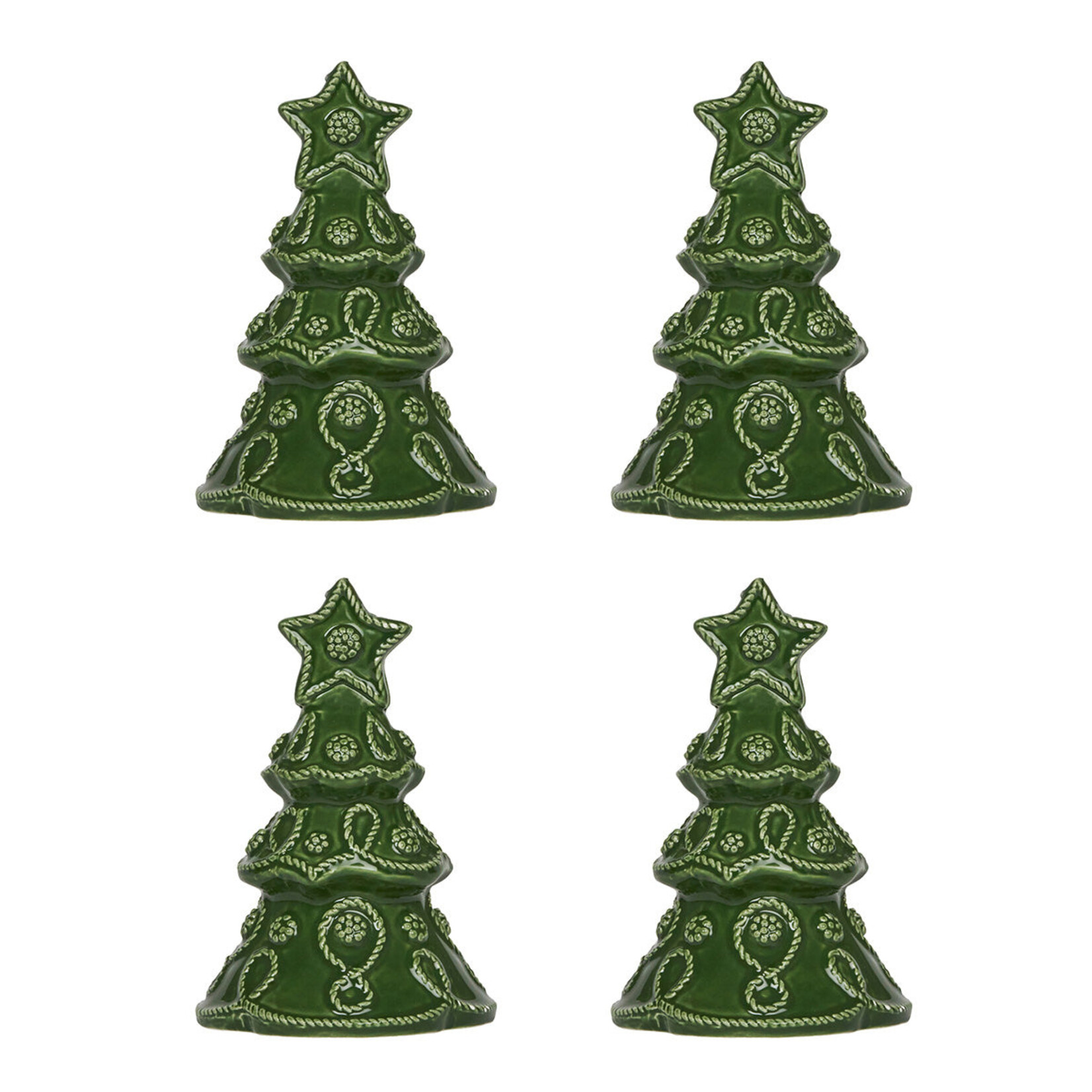 Juliska Berry & Thread Tree Place Card Holder in Basil (Set of 4)