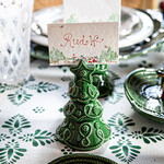 Juliska Berry & Thread Tree Place Card Holder in Basil (Set of 4)