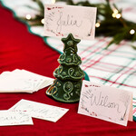 Juliska Country Estate Winter Frolic Placecards in Evergreen (Set of 12)
