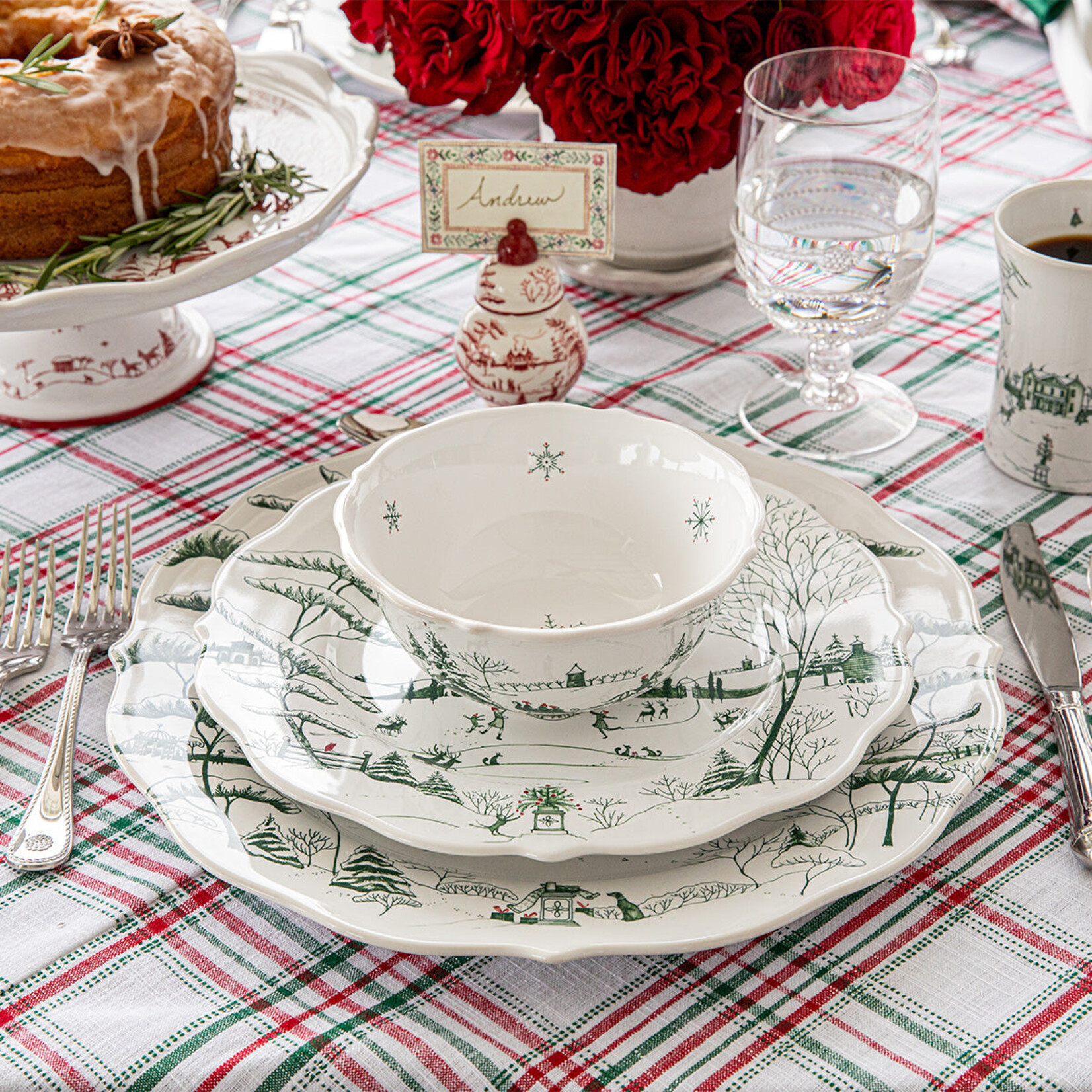 Juliska Country Estate Winter Frolic in Evergreen