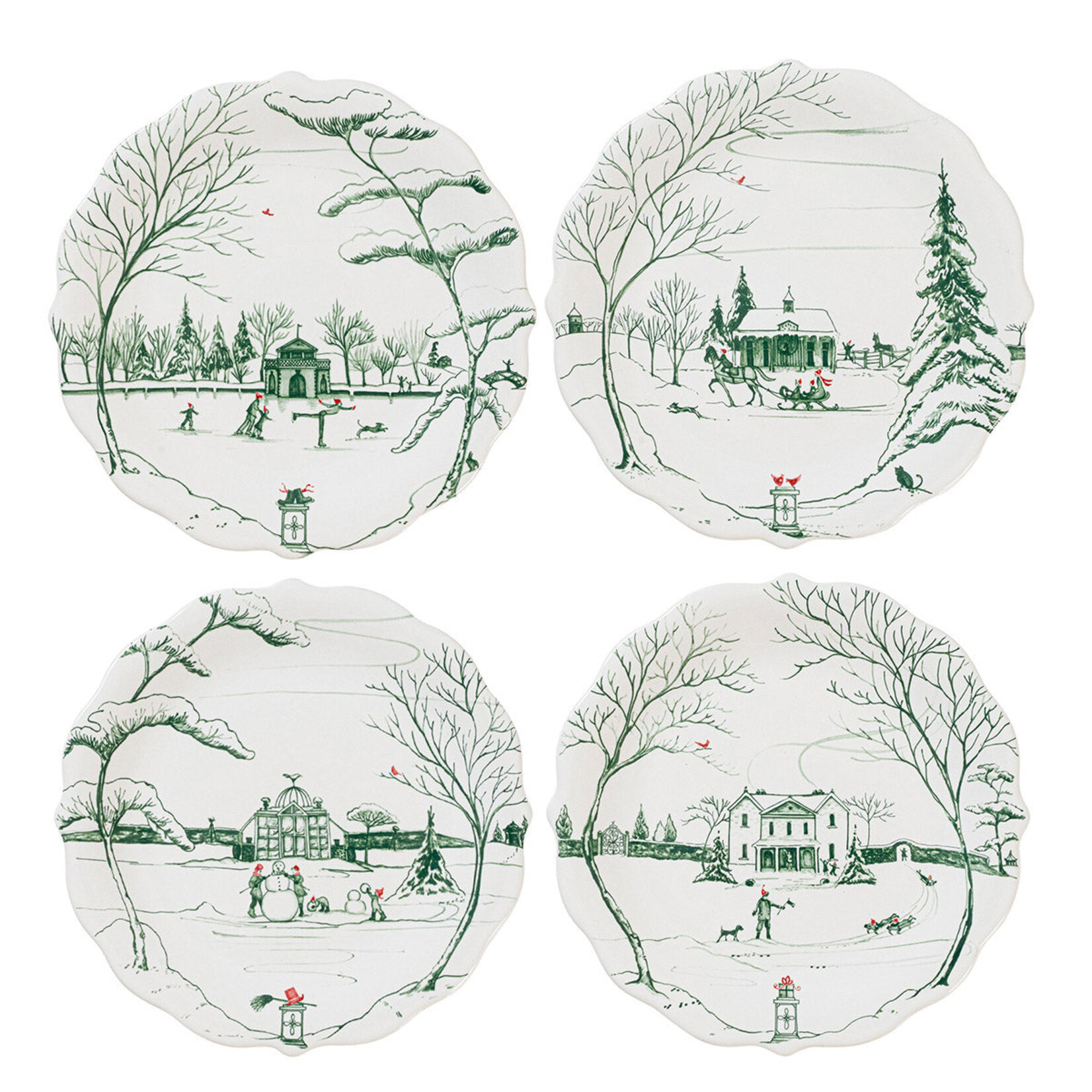 Juliska Country Estate Winter Frolic in Evergreen