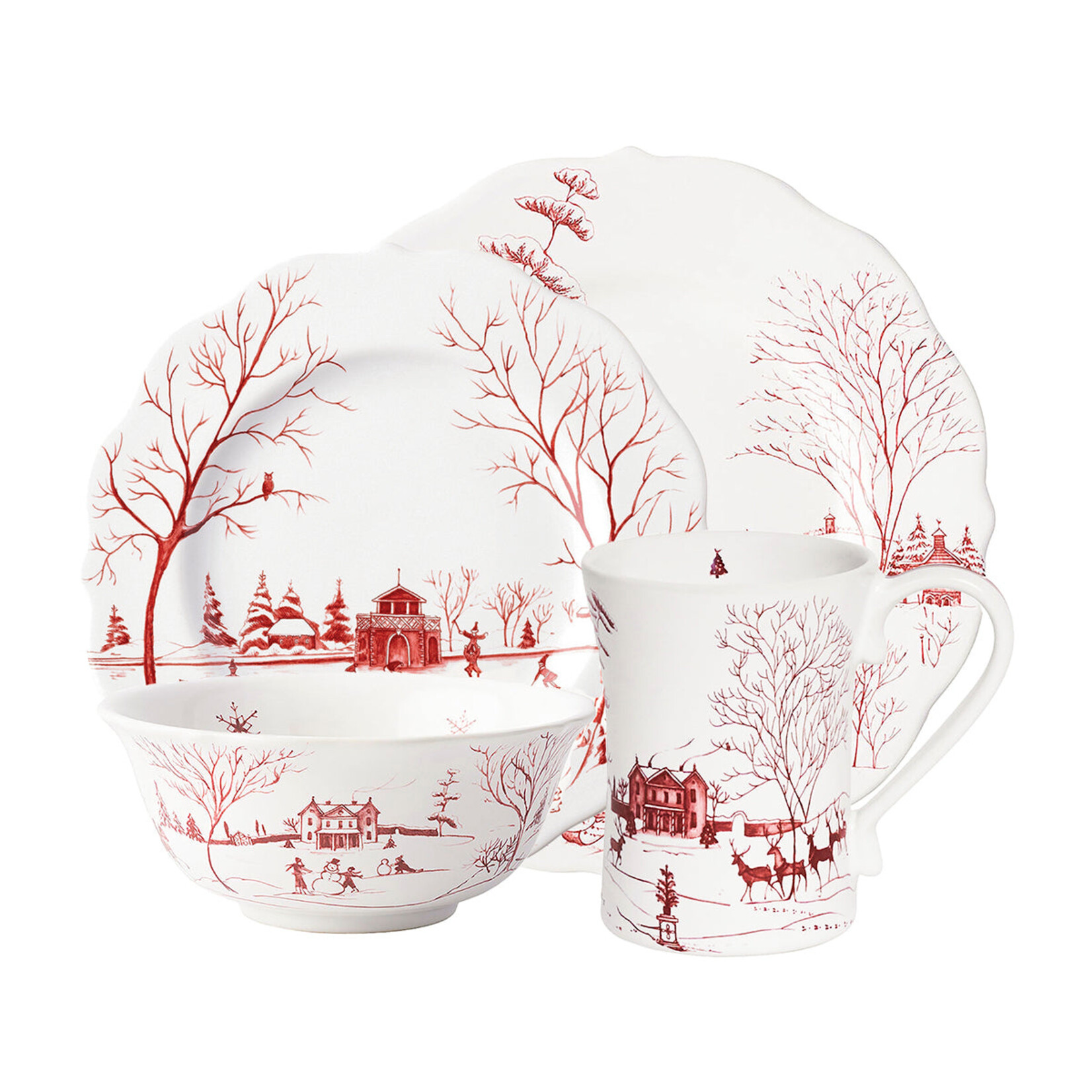 Juliska Country Estate Winter Frolic in Ruby