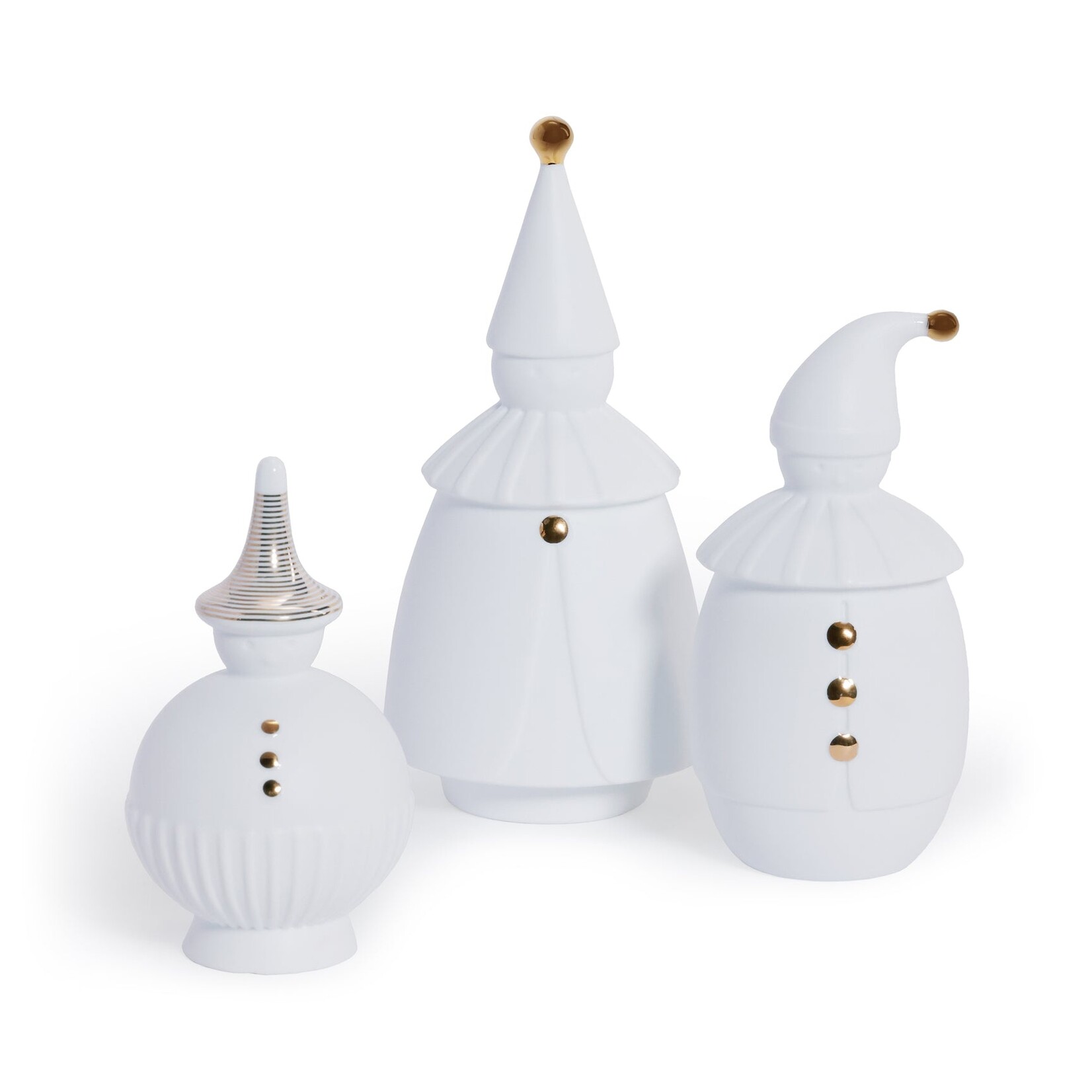 Zodax Snowman Porcelain Figurines