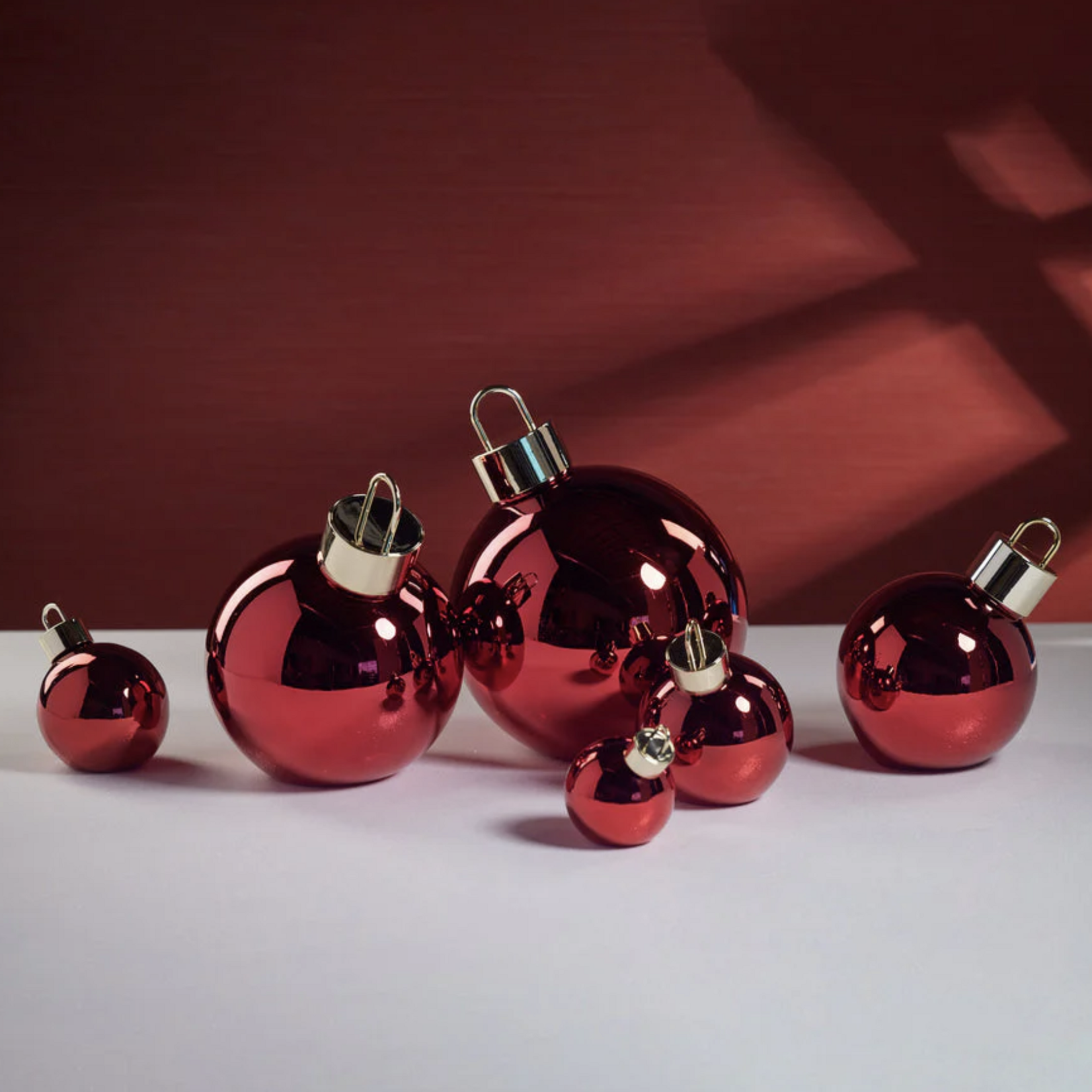 Zodax LED Metallic Glass Ornaments