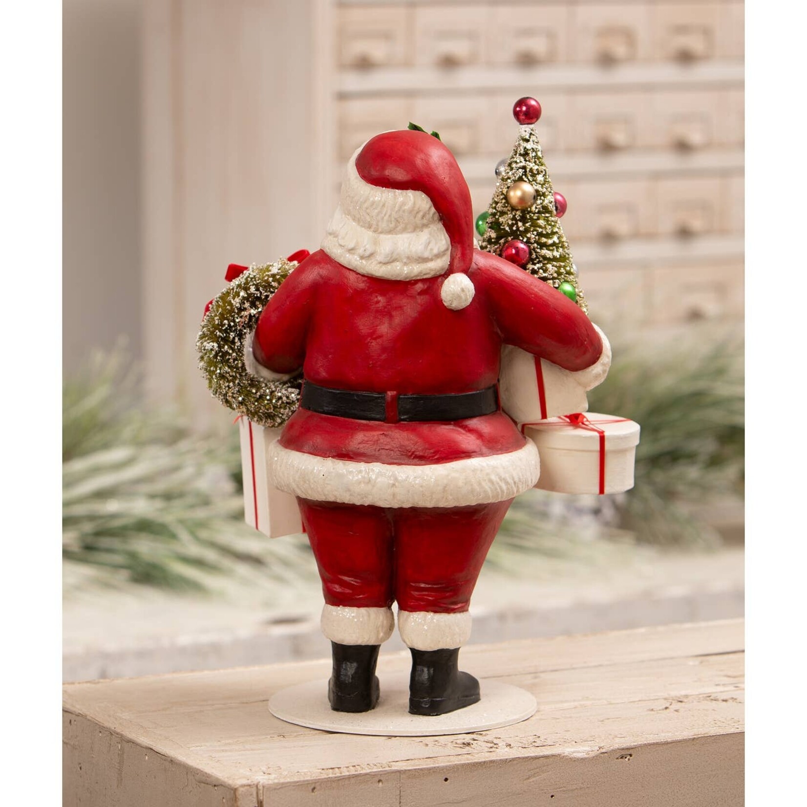 Bethany Lowe Designs Santa with Christmas Presents