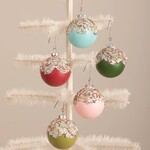 Bethany Lowe Designs Cupcake Glass Ball Ornaments