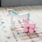 Jack Rabbit Creations Unicorn Big & Little Wooden Roller
