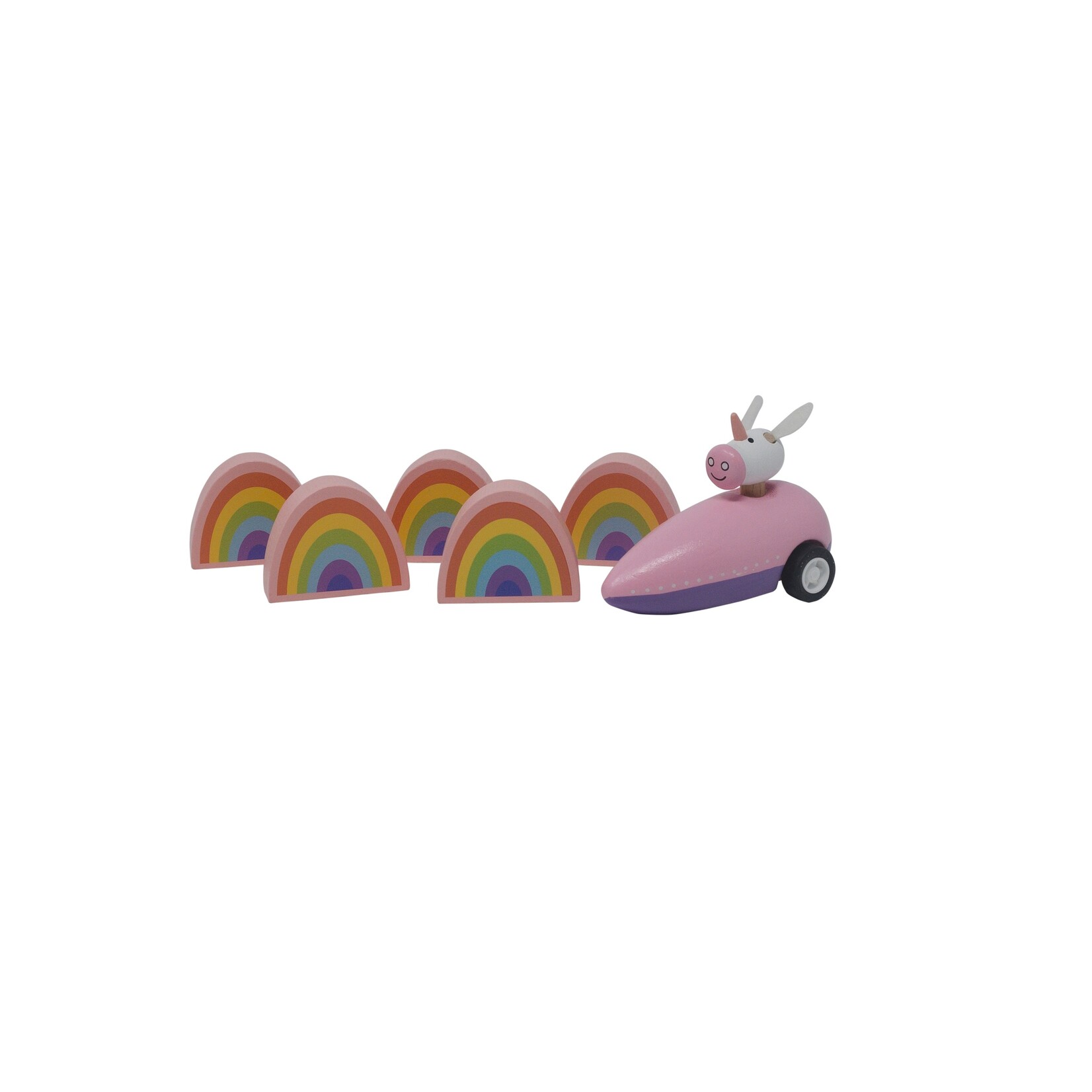 Jack Rabbit Creations Unicorn and Rainbow Bowling Game