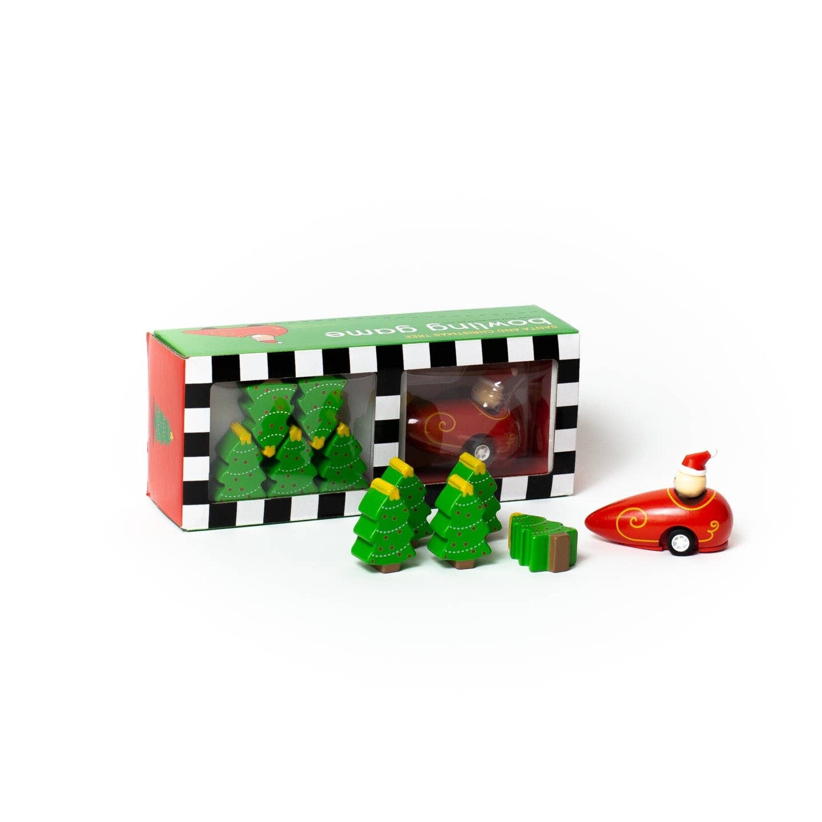 Jack Rabbit Creations Santa & Christmas Tree Bowling Game