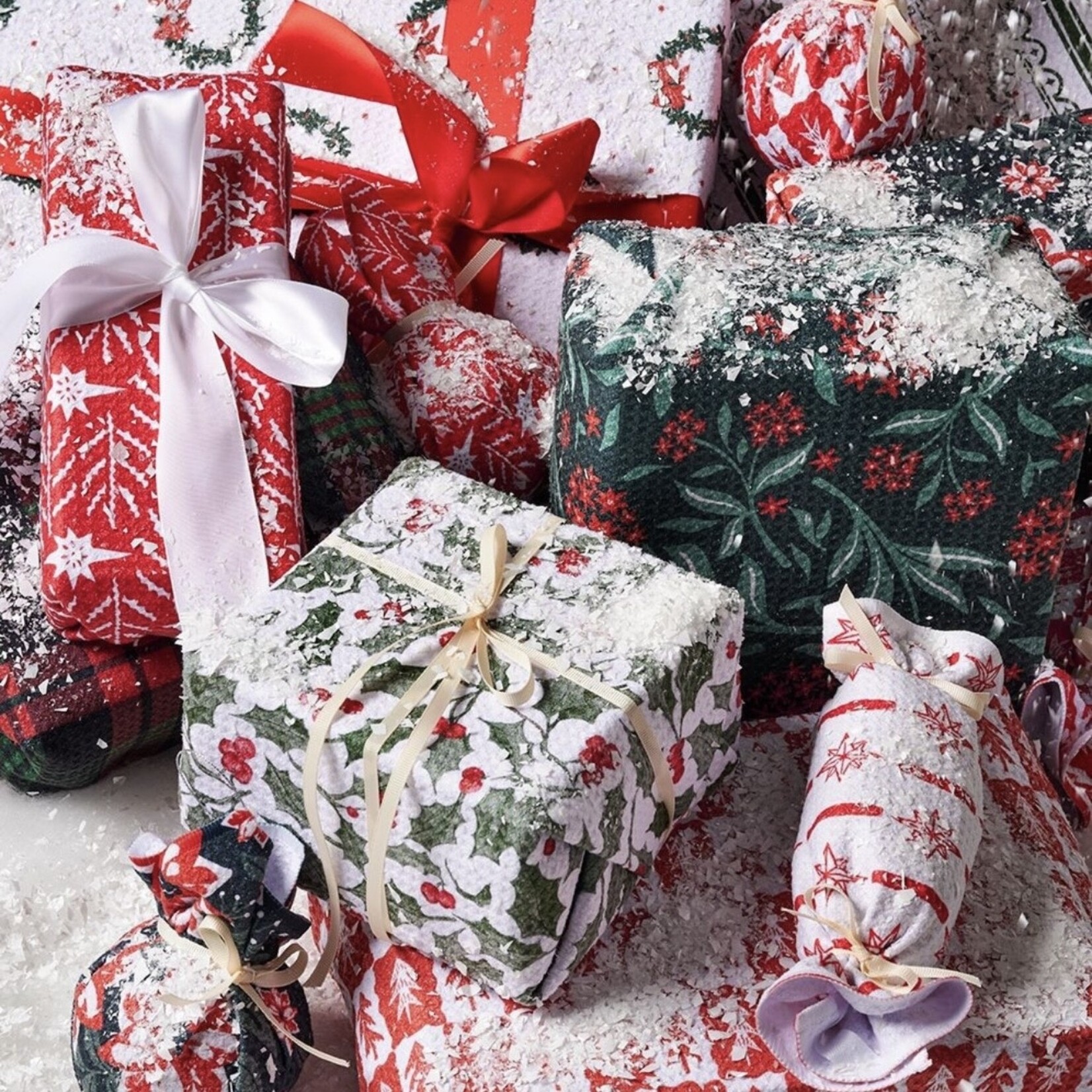 Geometry Geometry Holiday Tea Towels