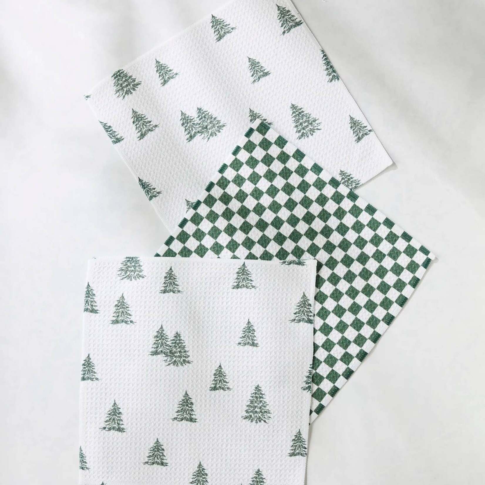 Geometry Geometry Holiday Dishcloths (Set of 3)