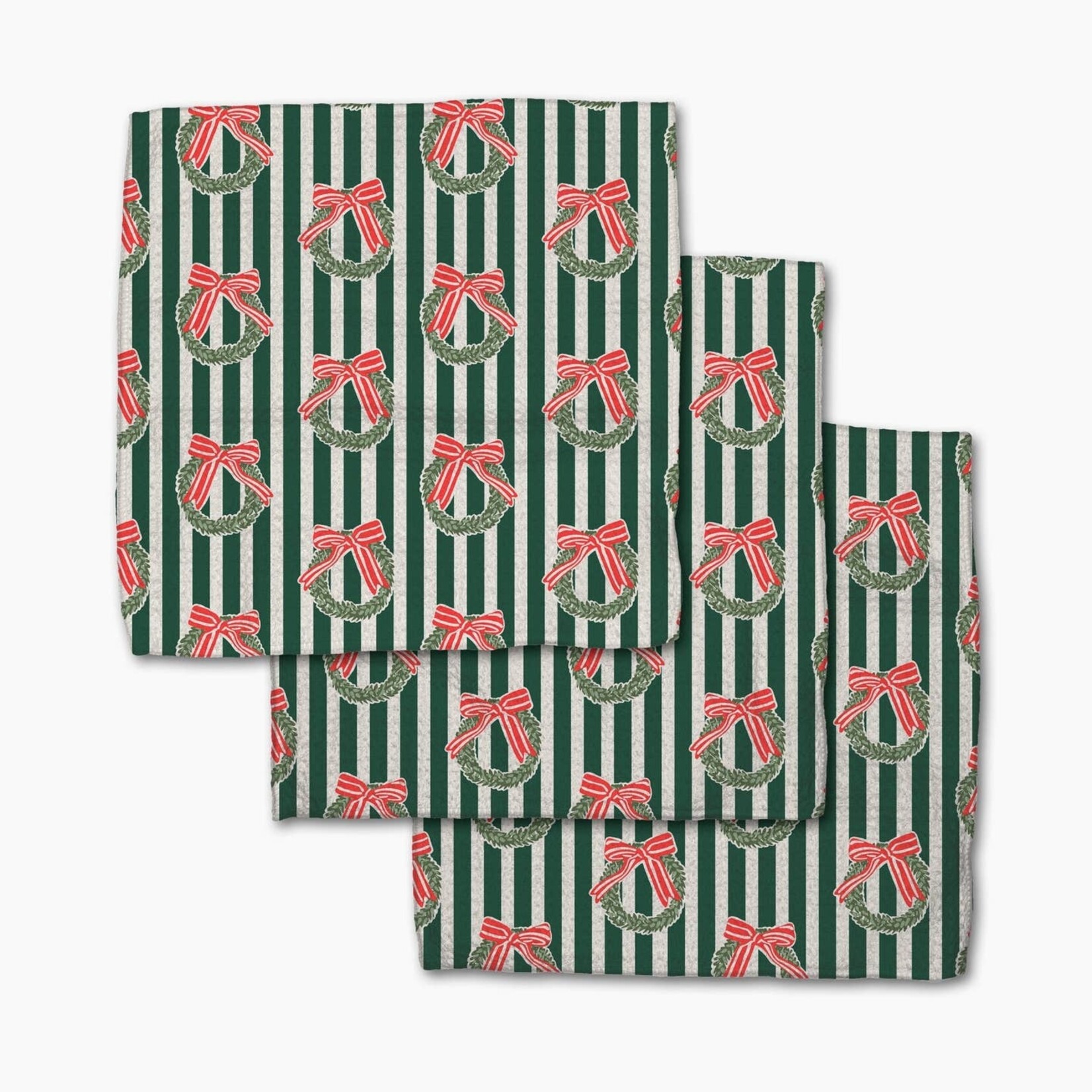 Geometry Geometry Holiday Dishcloths (Set of 3)