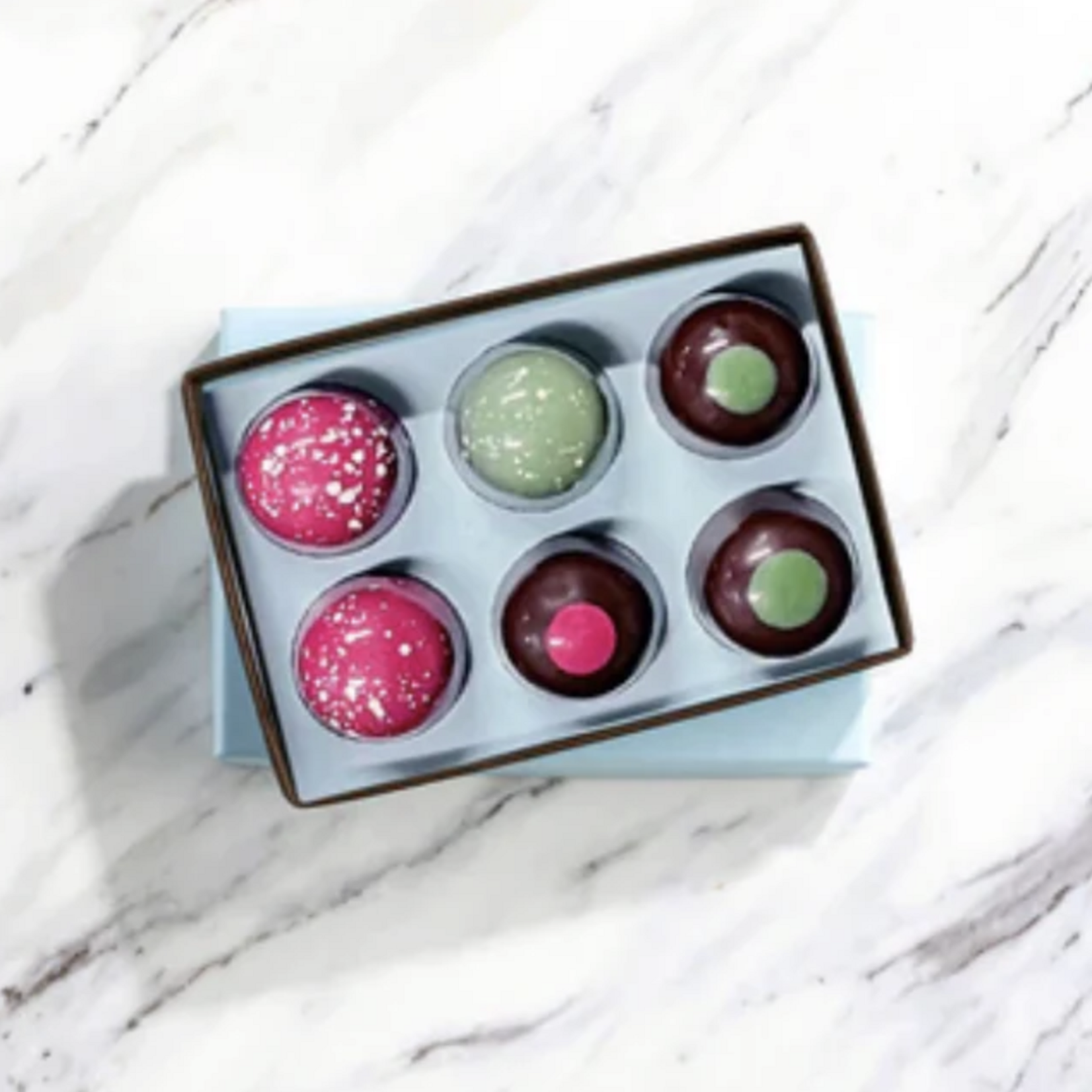 French Broad Chocolate Holiday Bonbons in a Gift Box