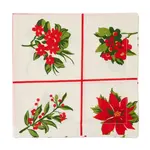 Deborah Rhodes Festive Florals Napkins (Set of 4)