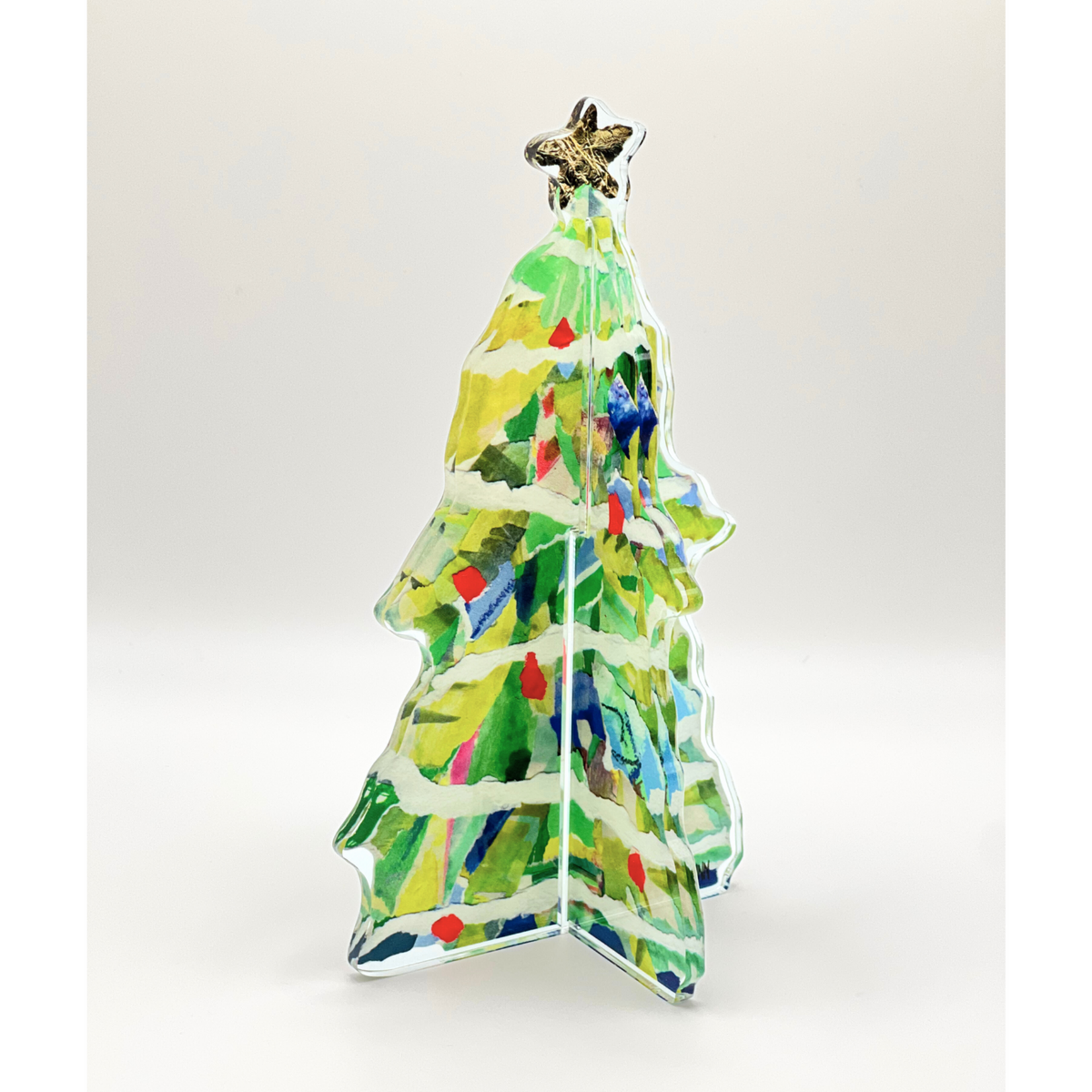 Lauren Dunn Christmas Tree Acrylic 3D Block