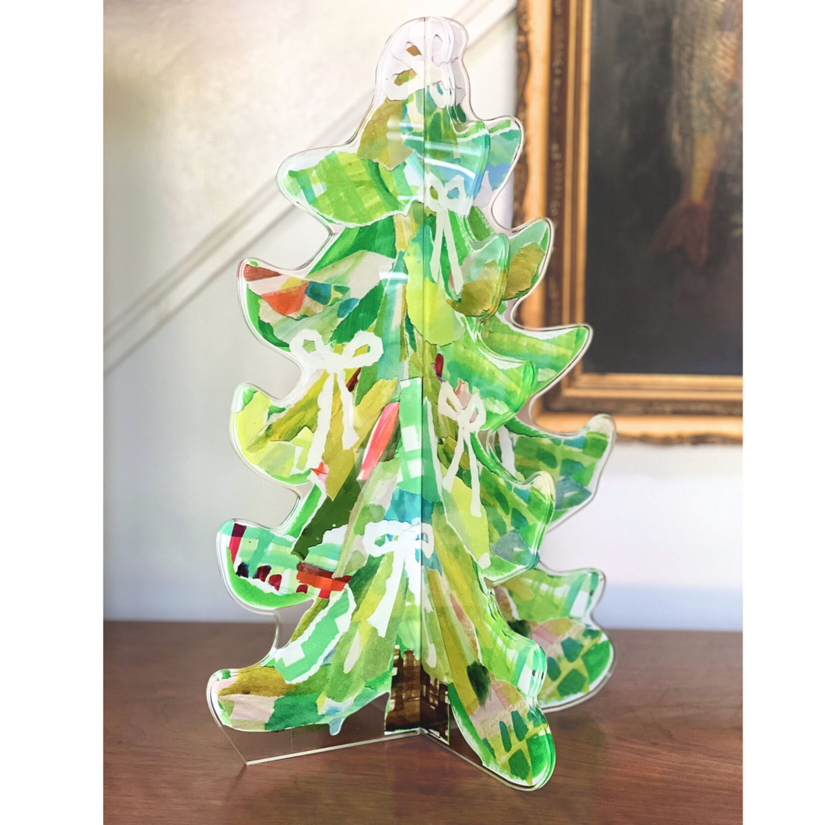 Lauren Dunn Christmas Tree Acrylic 3D Block