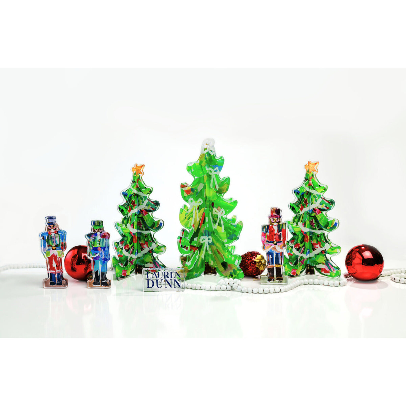 Lauren Dunn Christmas Tree Acrylic 3D Block