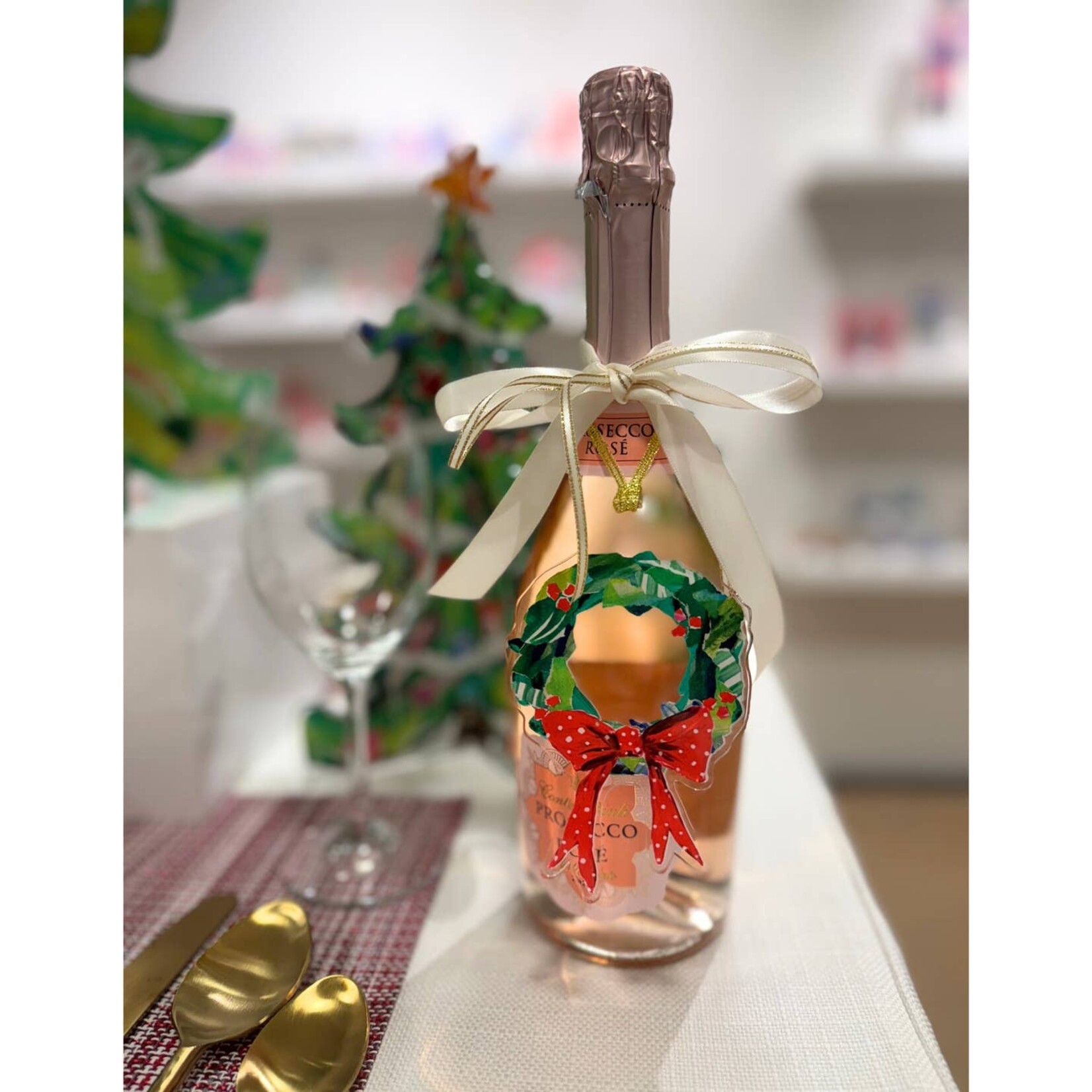 Lauren Dunn Wreath Acrylic Block