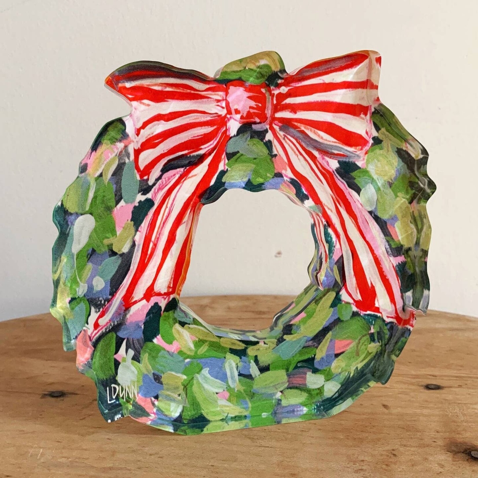 Lauren Dunn Wreath Acrylic Block