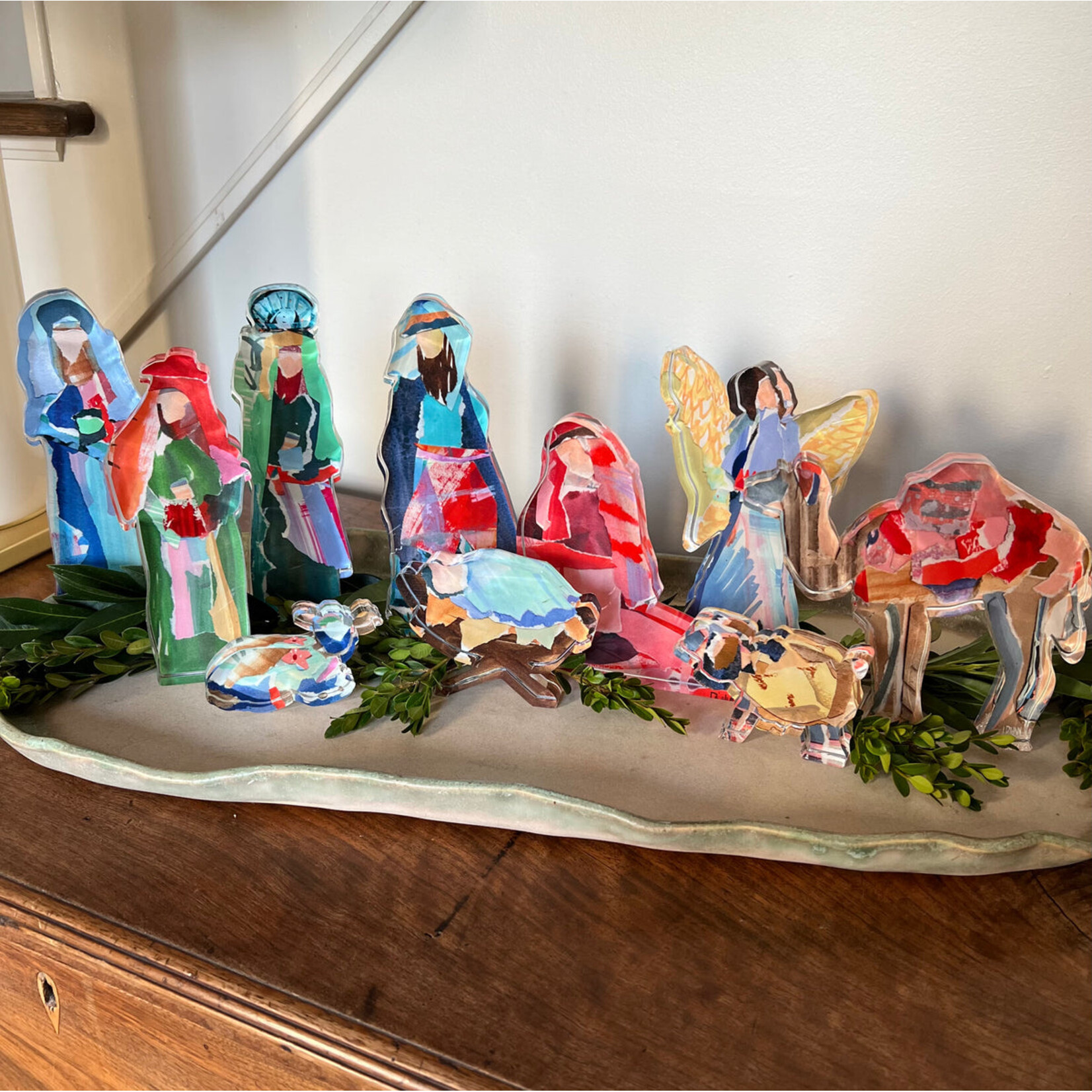 Lauren Dunn Acrylic Nativity Set in Bitty (12pc)