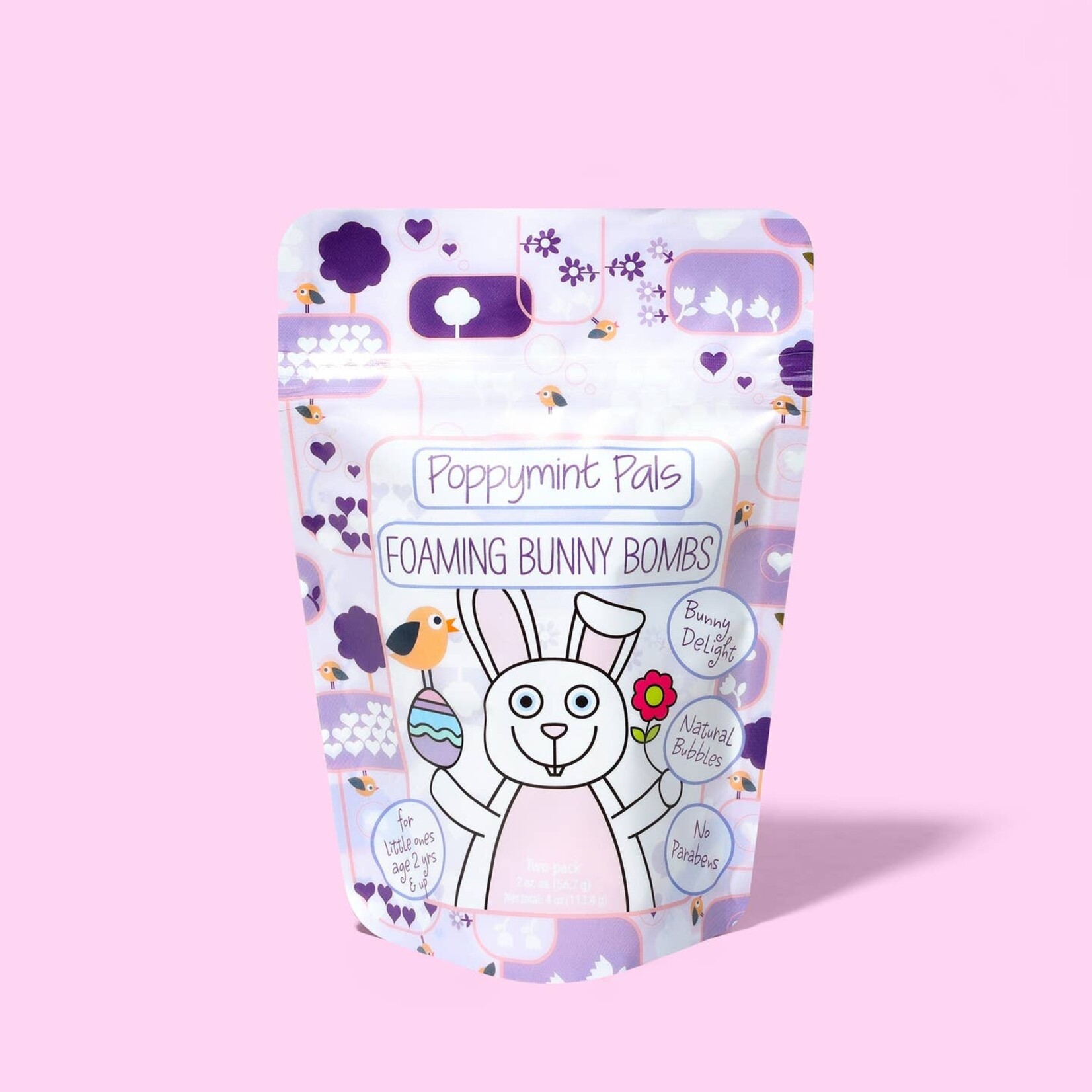 Poppymint Foaming Bath Bombs