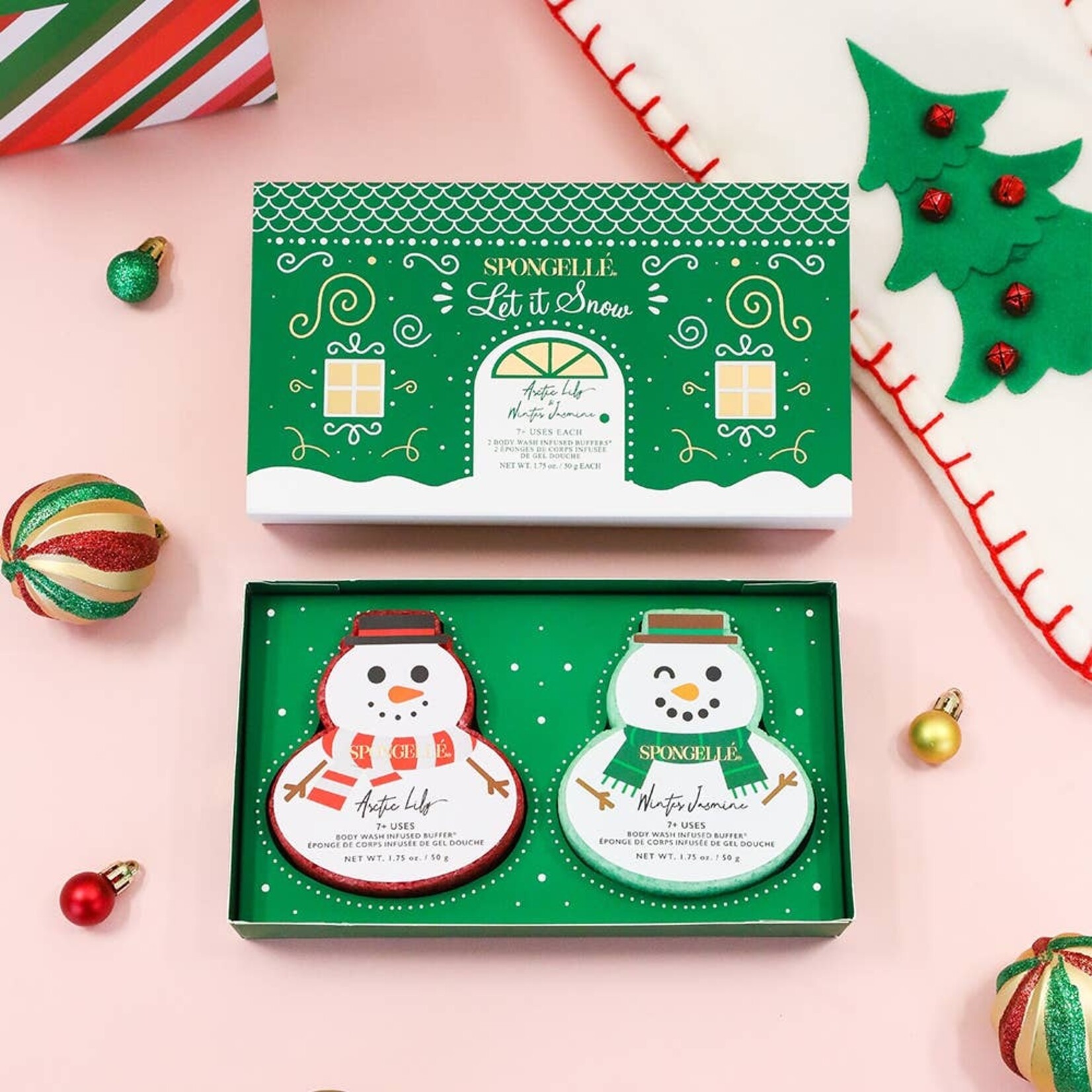 Spongelle Spongelle Let It Snow-man Buffer Gift Set