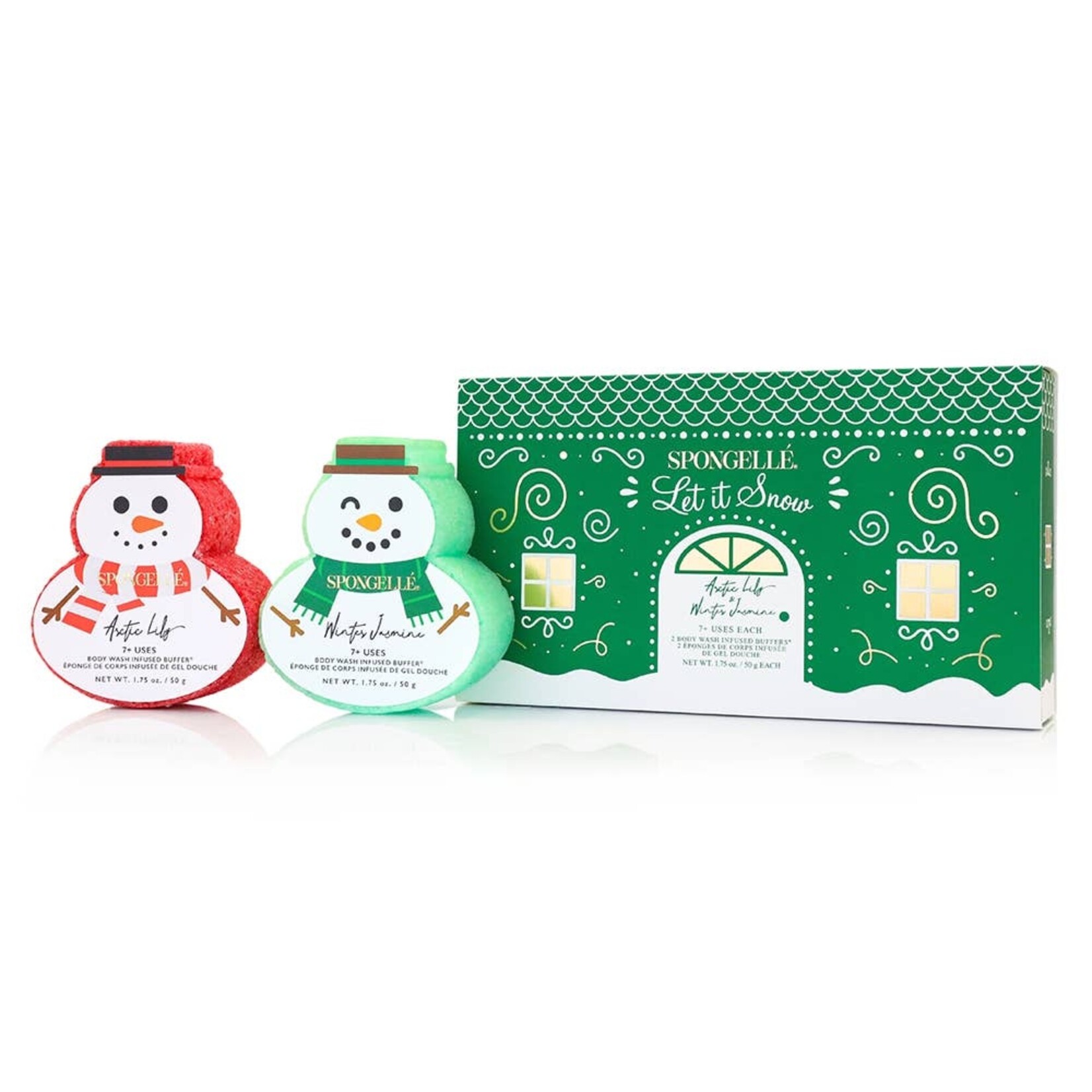 Spongelle Spongelle Let It Snow-man Buffer Gift Set