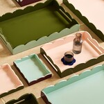 Addison Ross Scalloped Lacquer Trays
