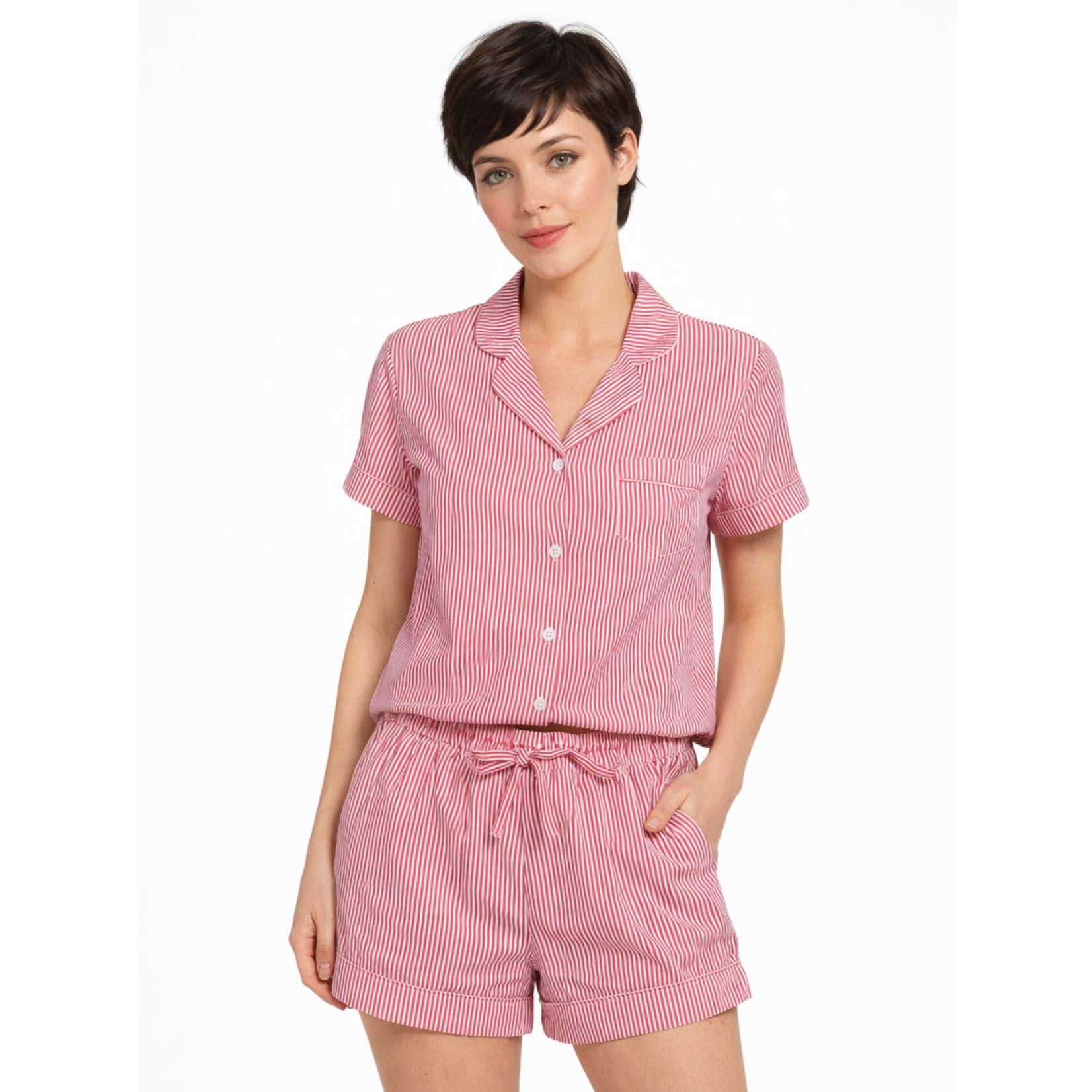 Denise Rae Pink Parade Short Set PJ's