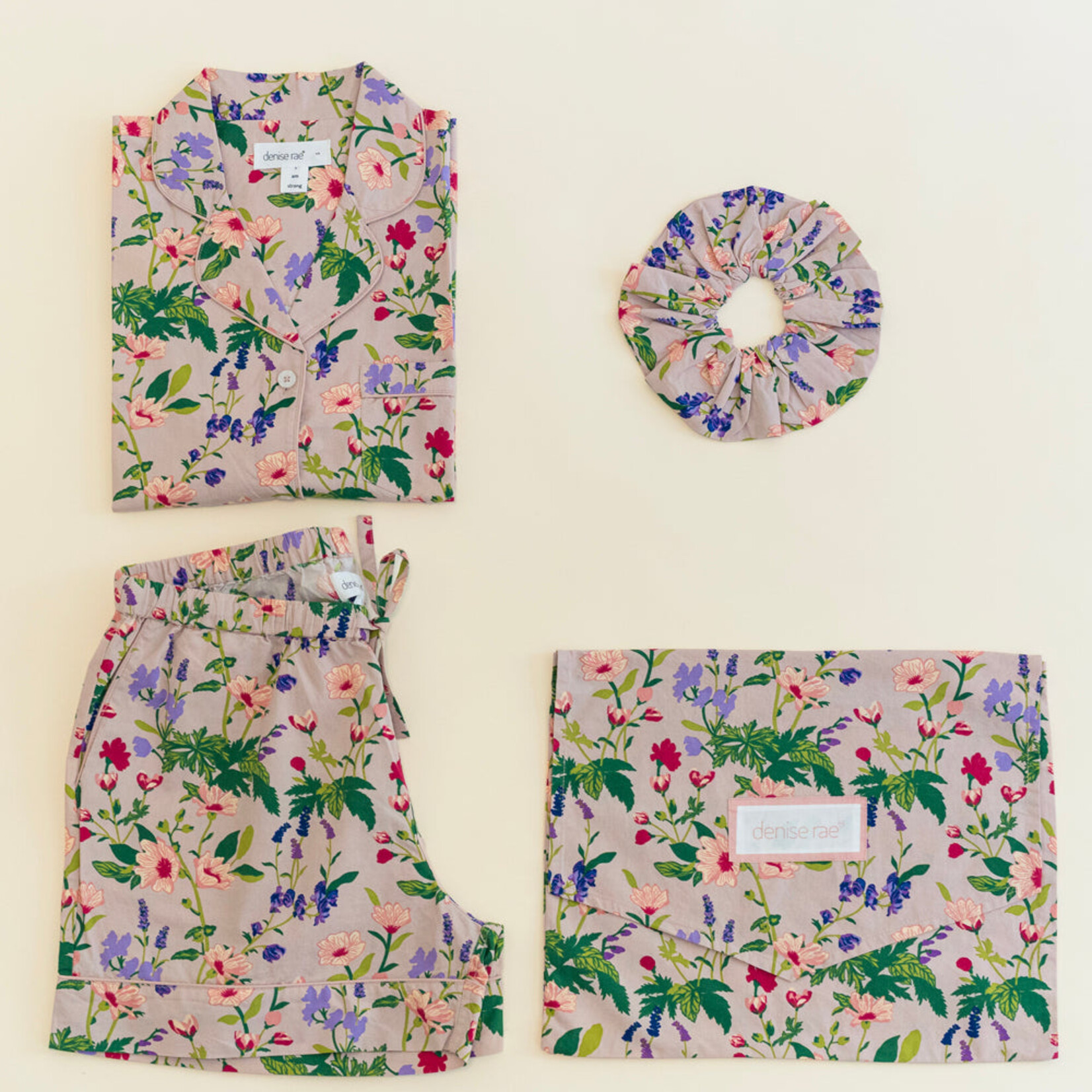 Denise Rae Garden in Rose Short Set PJ's