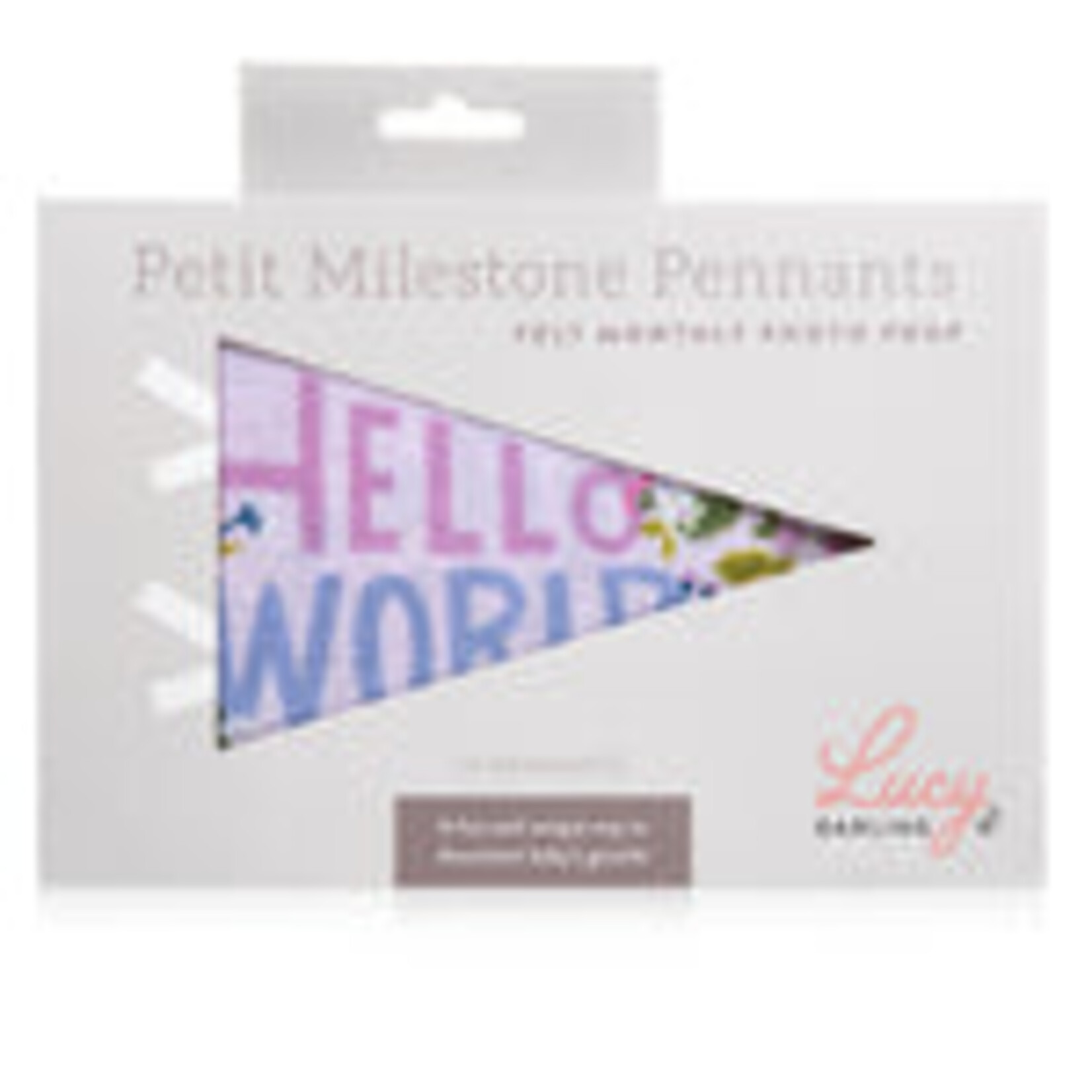 Lucy Darling Newborn Felt Milestone Markers