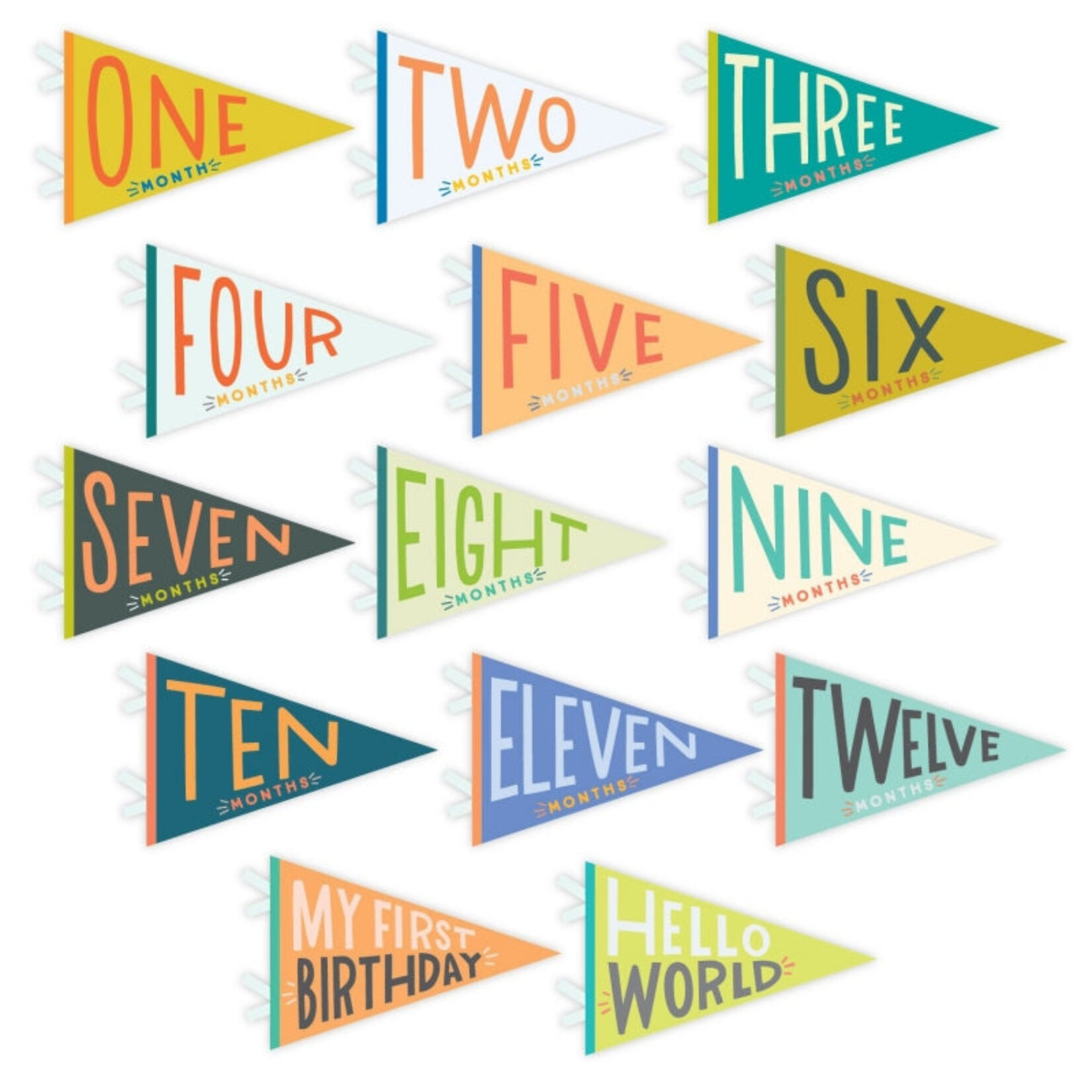 Lucy Darling Newborn Felt Milestone Markers