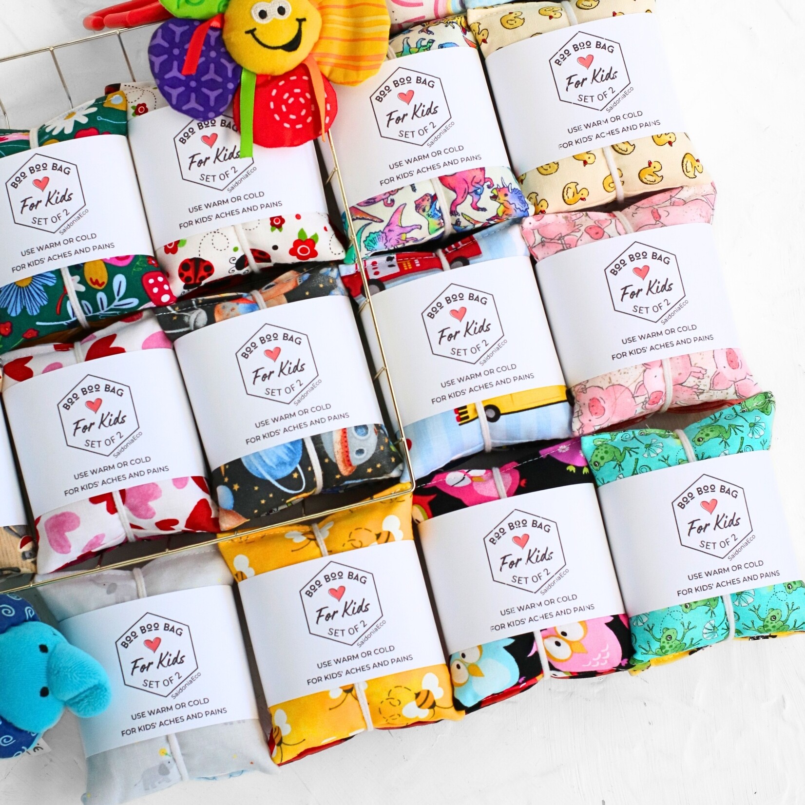 SaidoniaEco Boo Boo Bags - Hot/Cold Rice Packs