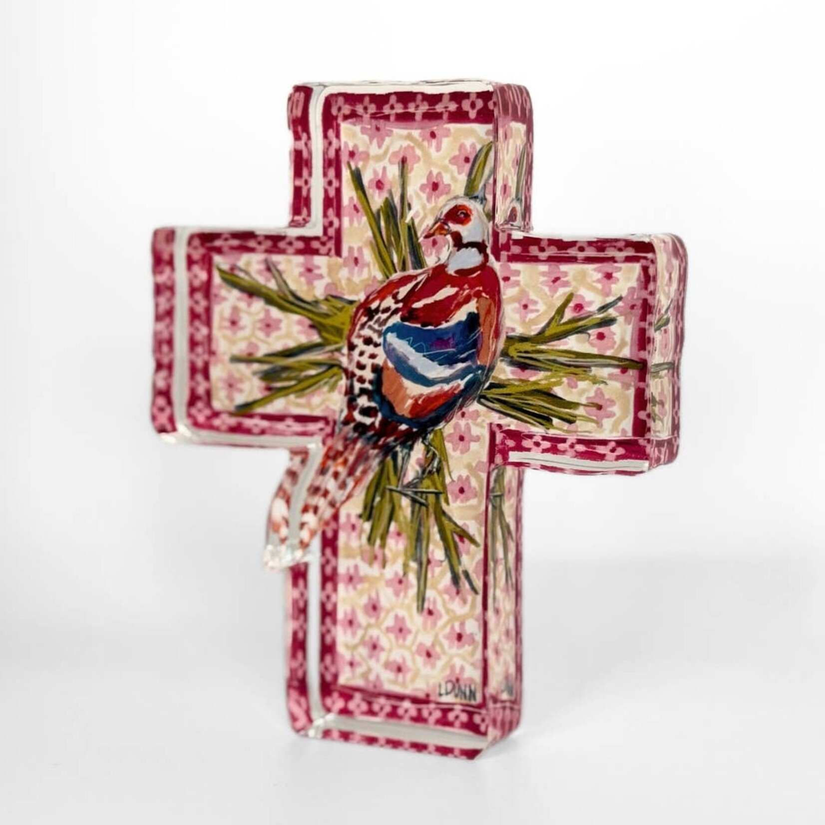 Lauren Dunn Sanctuary in the Meadow Acrylic Cross