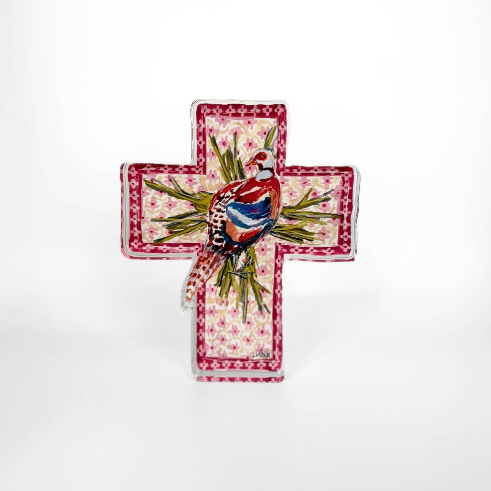 Lauren Dunn Sanctuary in the Meadow Acrylic Cross