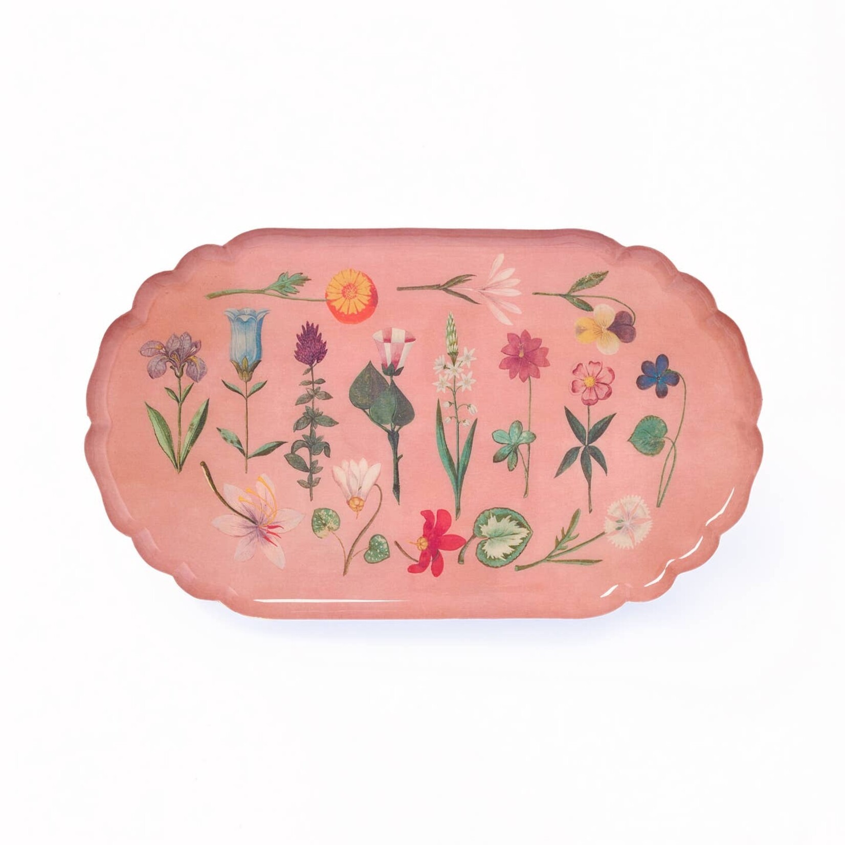 Roomytown Inc Floral Enamel Trays