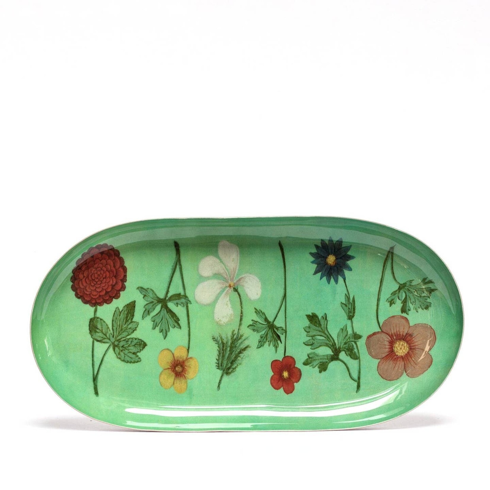 Roomytown Inc Floral Enamel Trays