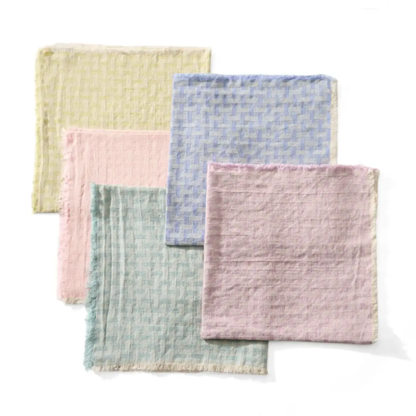 Deborah Rhodes Lattice Fringe Napkins (Set of 4)
