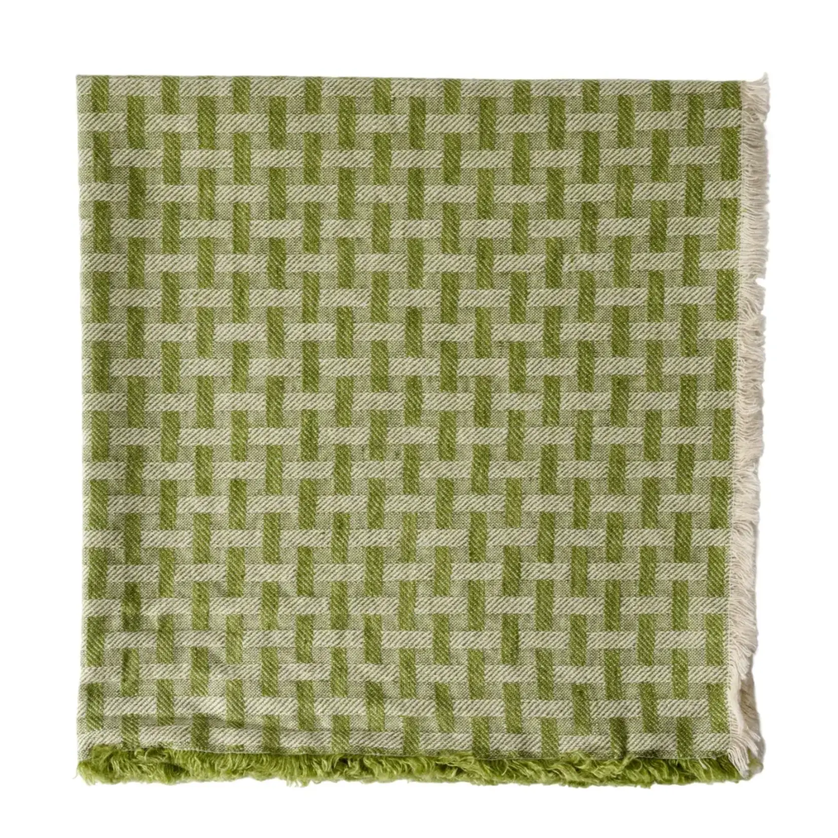 Deborah Rhodes Lattice Fringe Napkins (Set of 4)