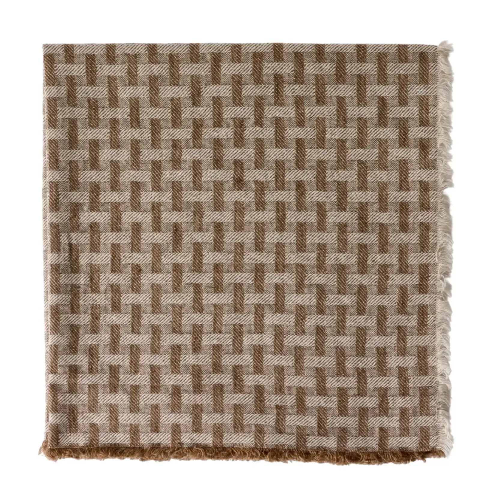 Deborah Rhodes Lattice Fringe Napkins (Set of 4)